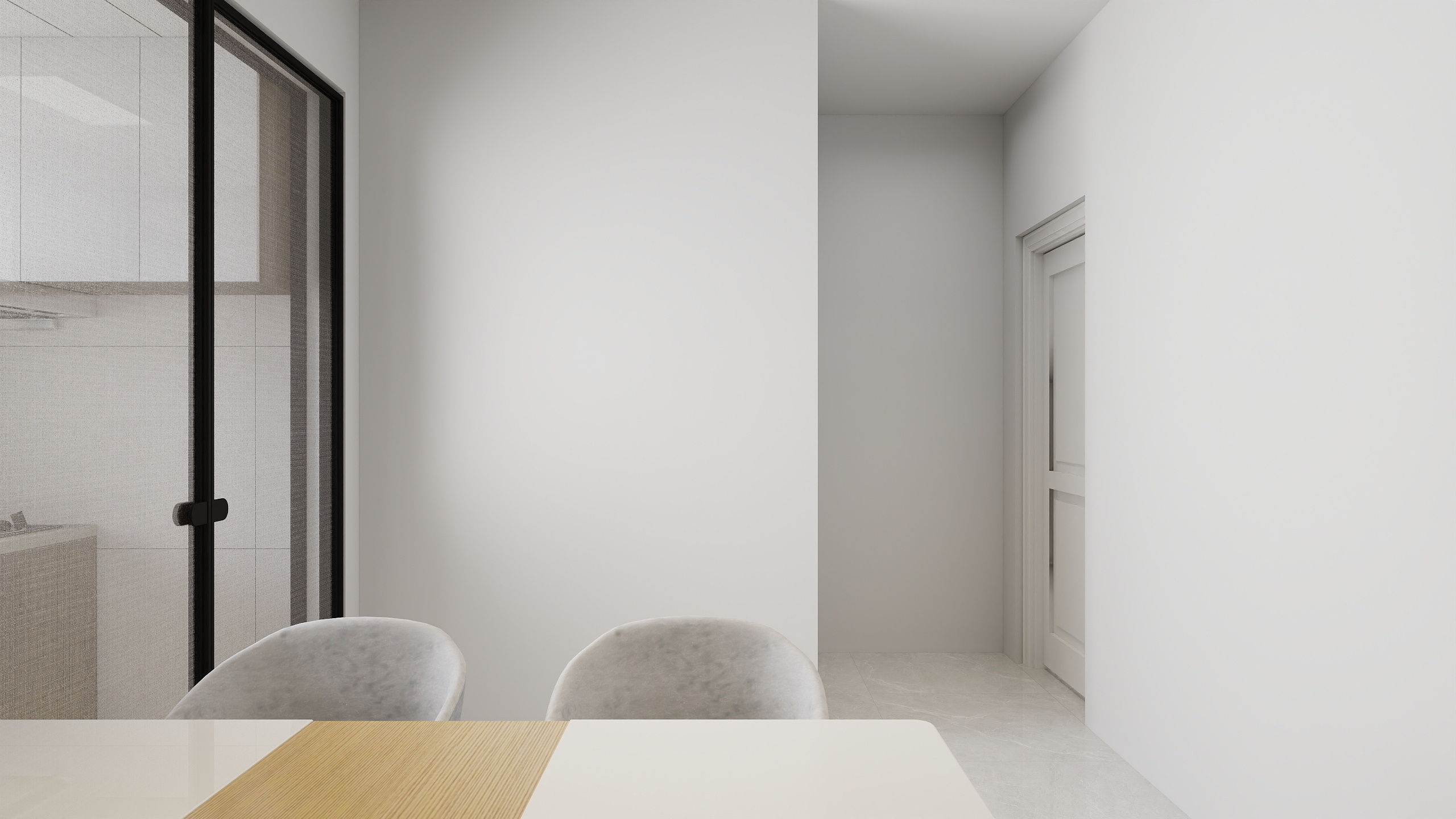 李青越-48平方现代风格一居室装修效果图