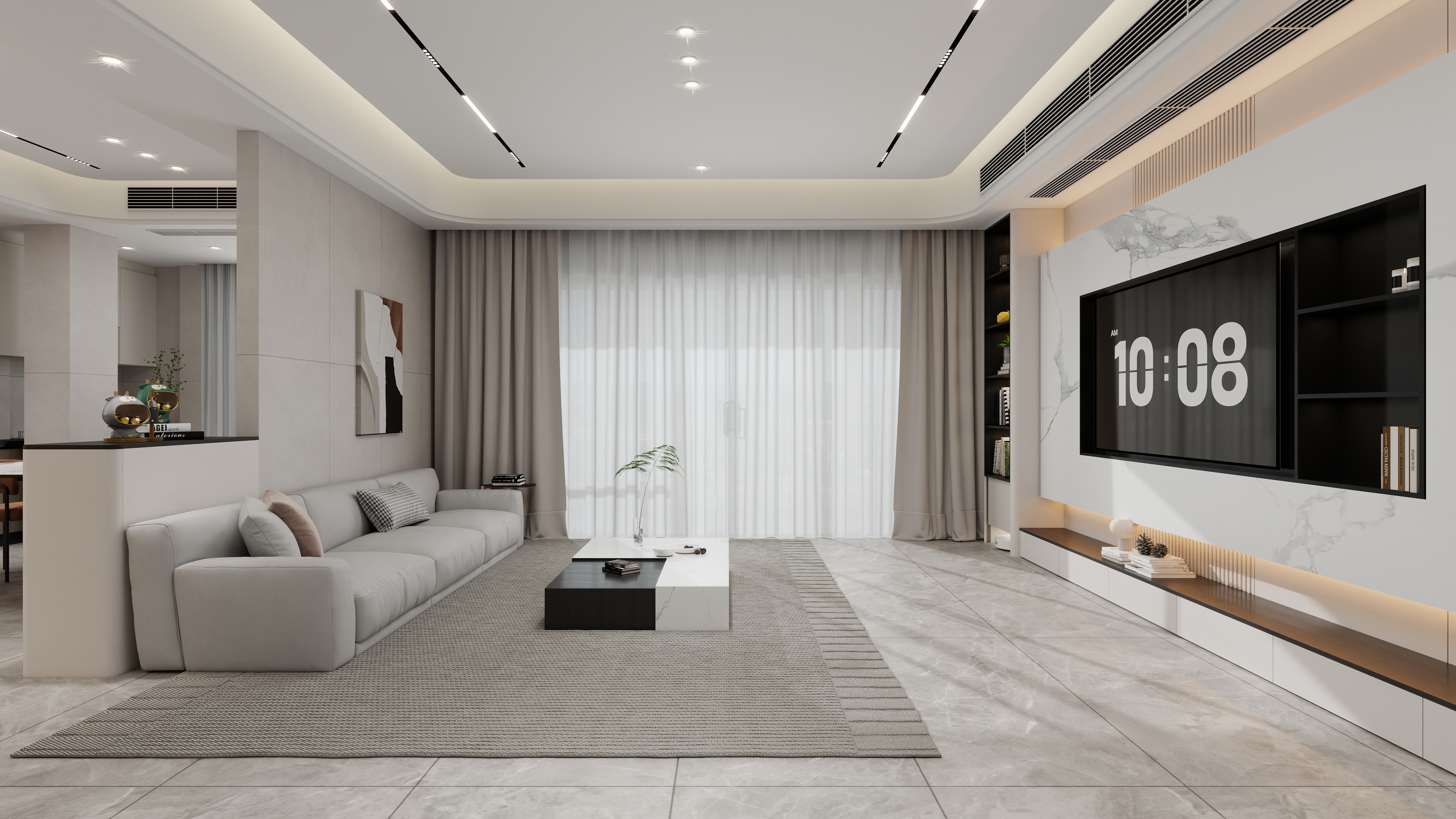 驻地设计-广东树脚自建房现代简约-装修设计方案