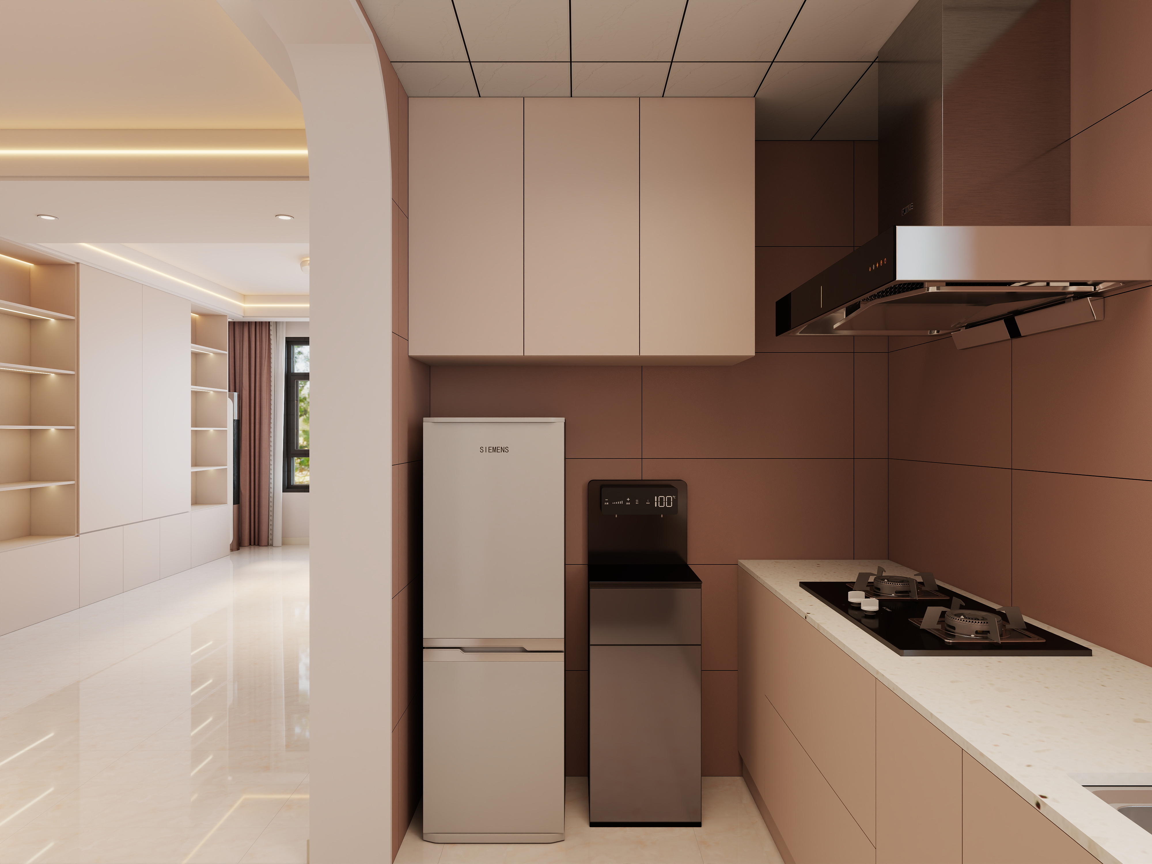 艺雅丽-97平宋氏美学 装修效果图