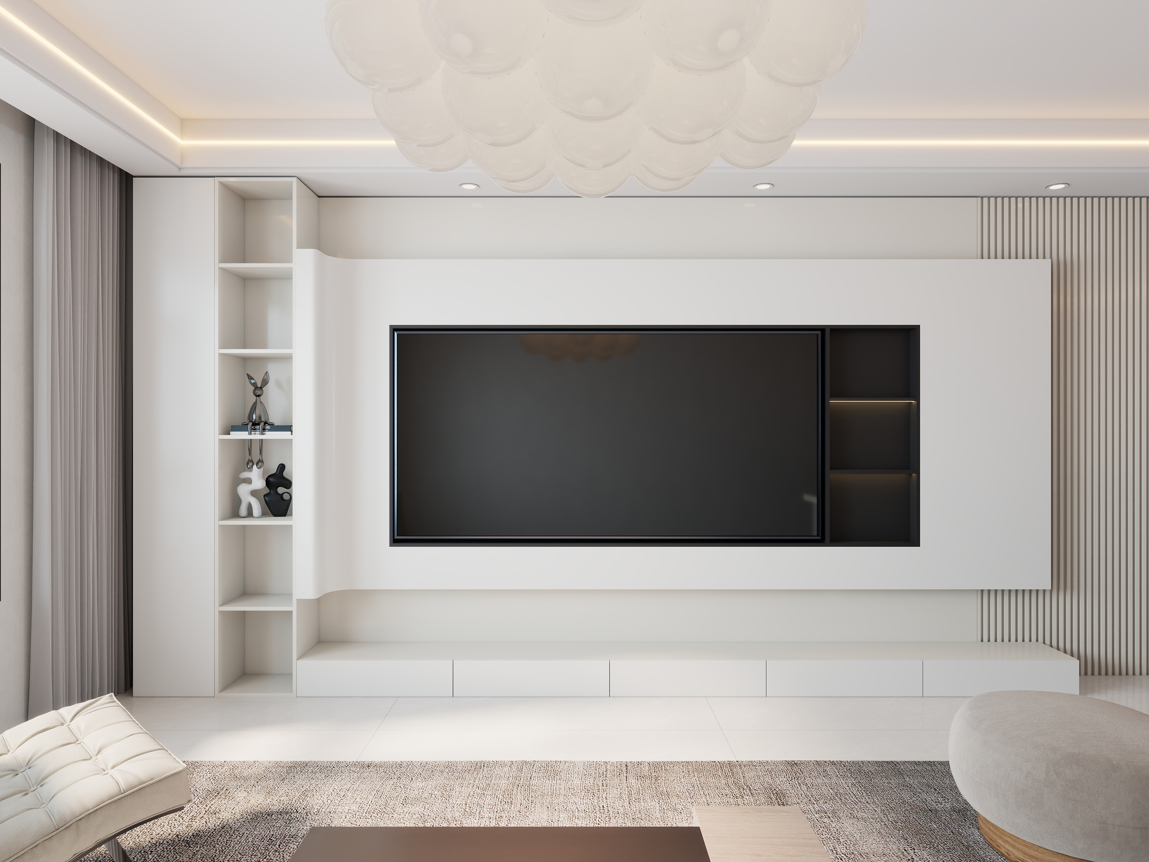 艺雅丽-117平现代简约装修效果图