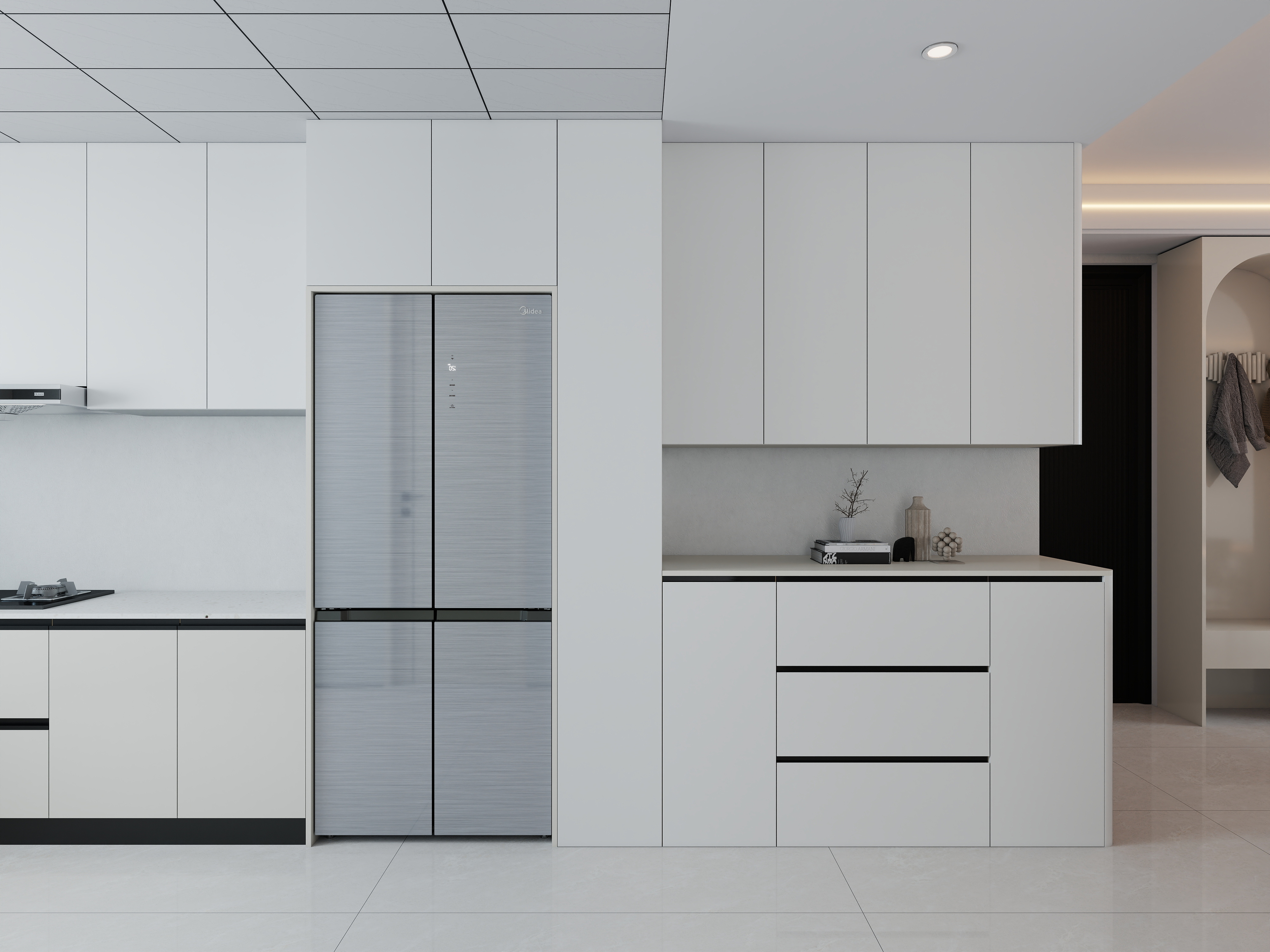 艺雅丽-117平现代简约装修效果图