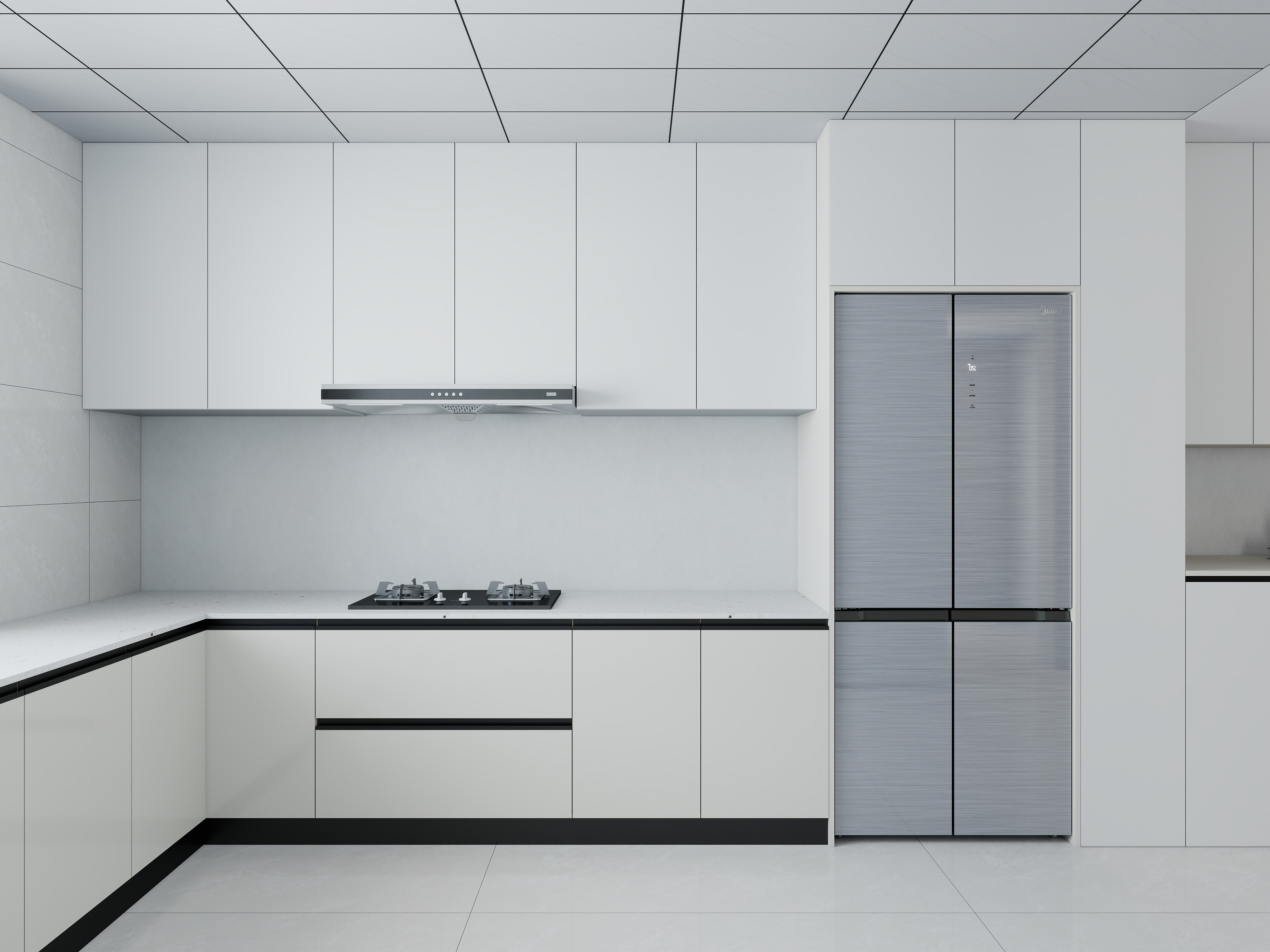 艺雅丽-117平现代简约 装修效果图