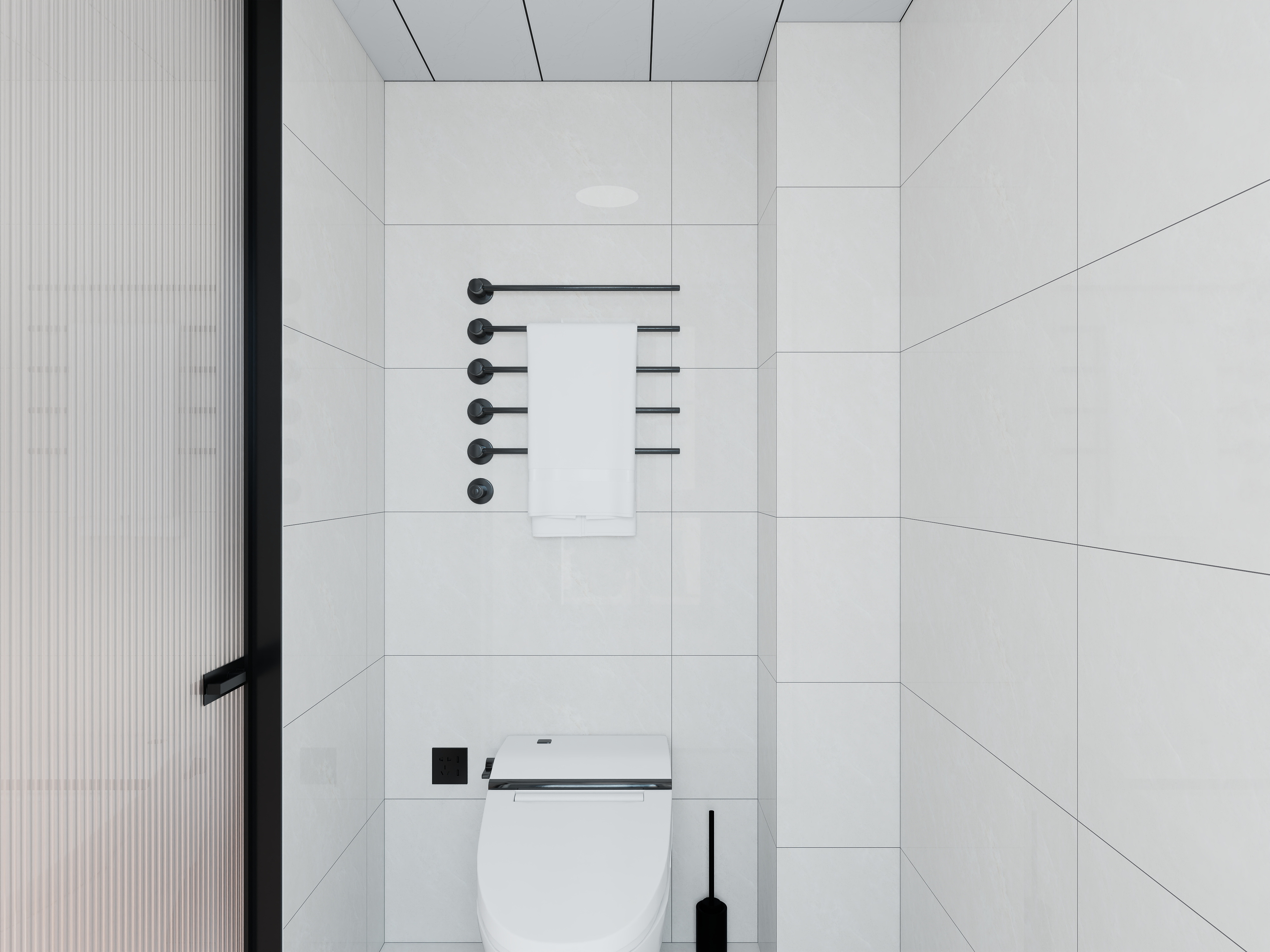 艺雅丽-117平现代简约 一层卫生间装修效果图第2张