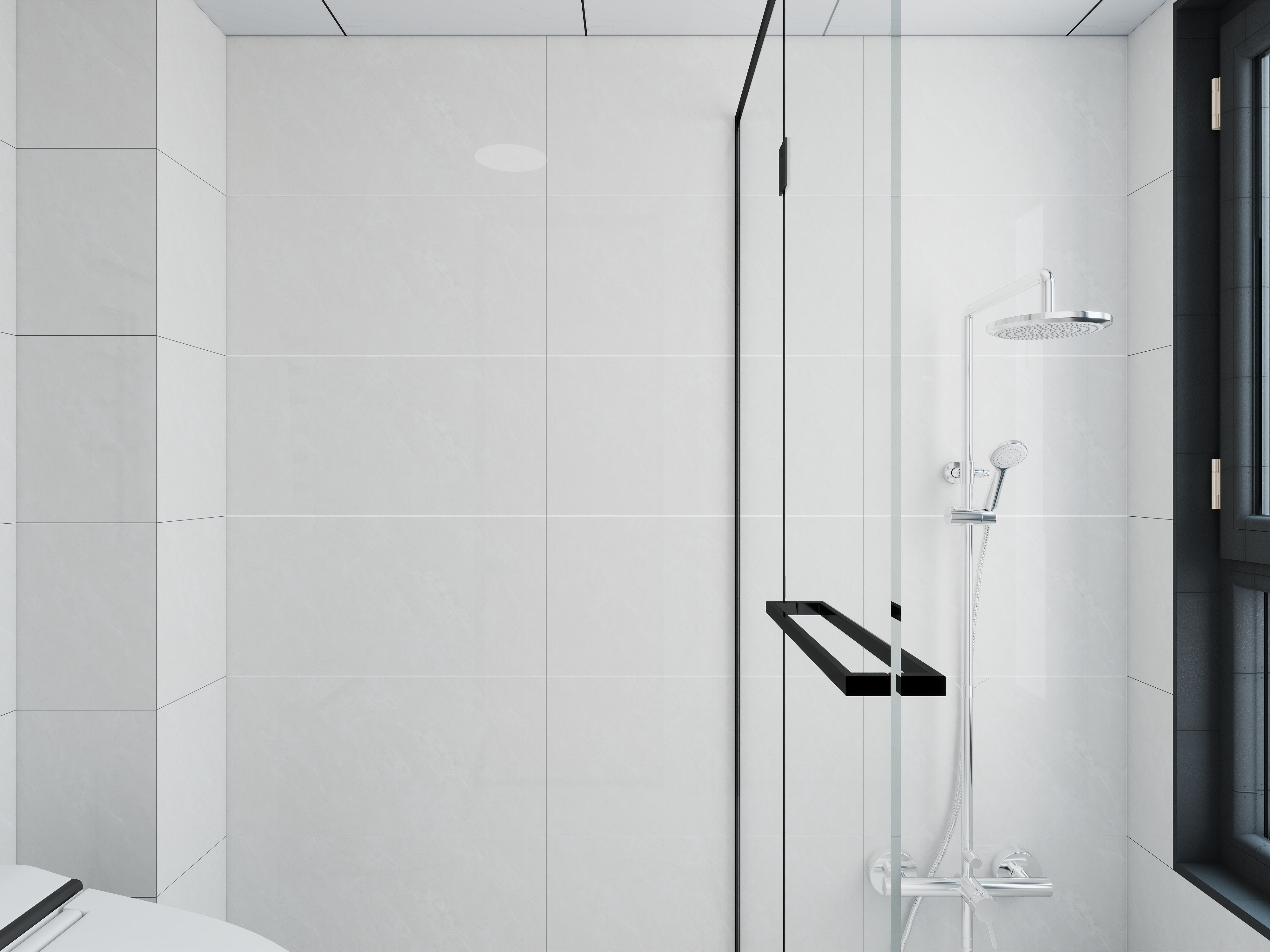 艺雅丽-117平现代简约 一层卫生间装修效果图第1张