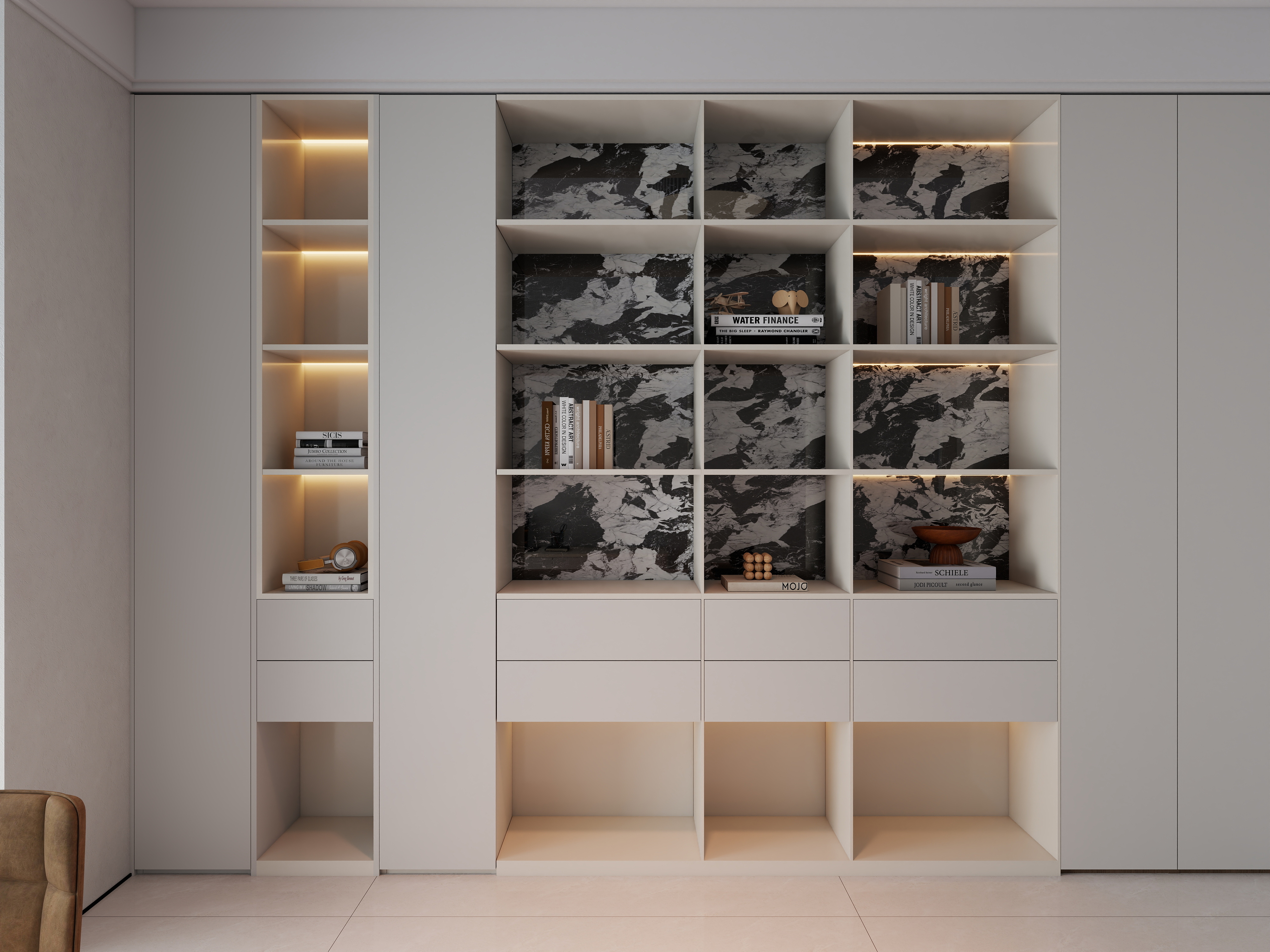 艺雅丽-117平现代简约 一层卧室装修效果图第1张