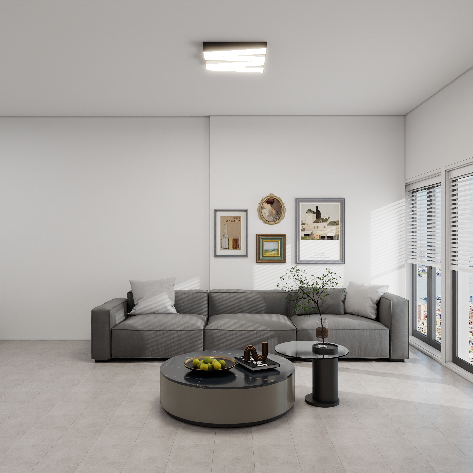 吴爽-80m²现代简约风格设计 装修效果图