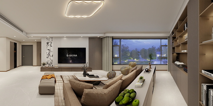 e设计师-汇置尚岛 效果图-装修设计方案