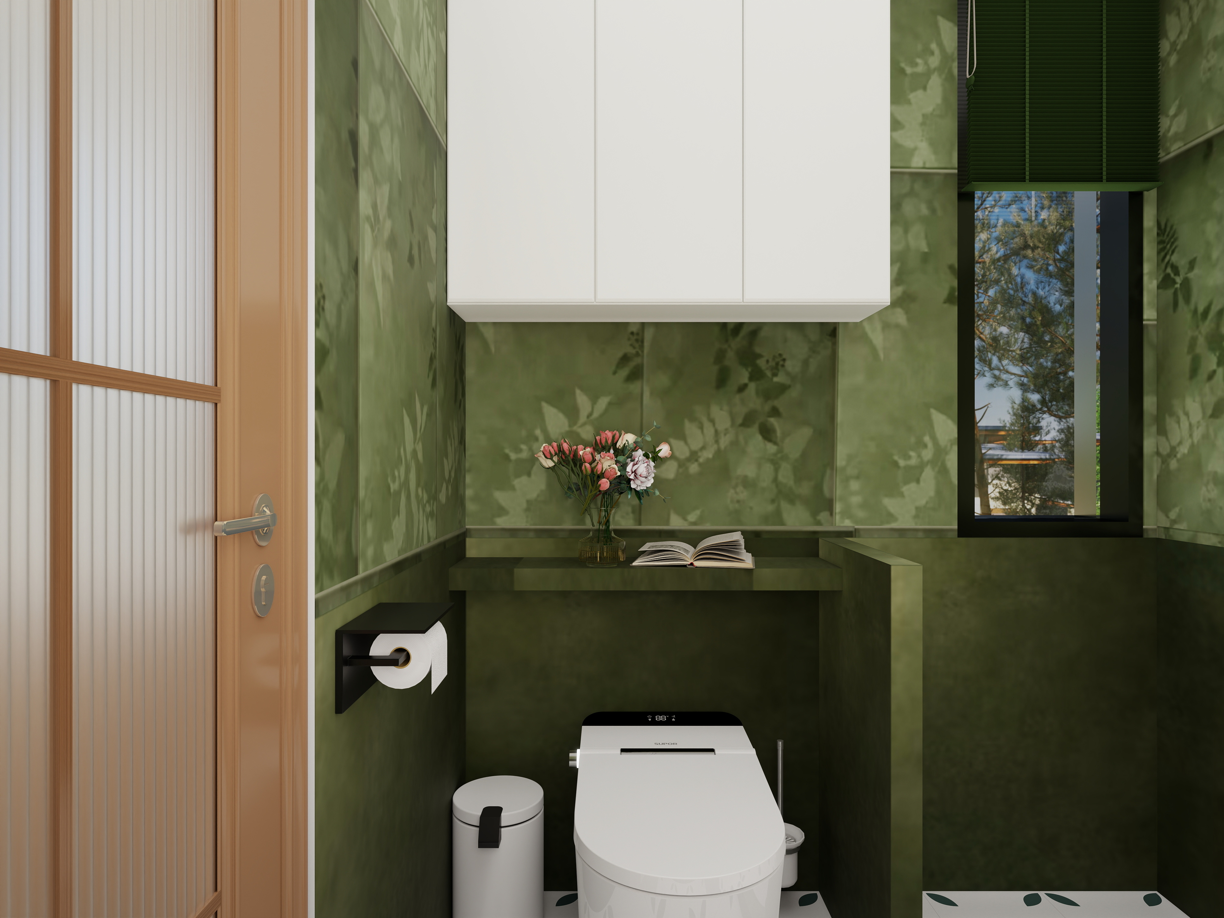 宋芹吟-81平2室法式田园婚房装修效果图