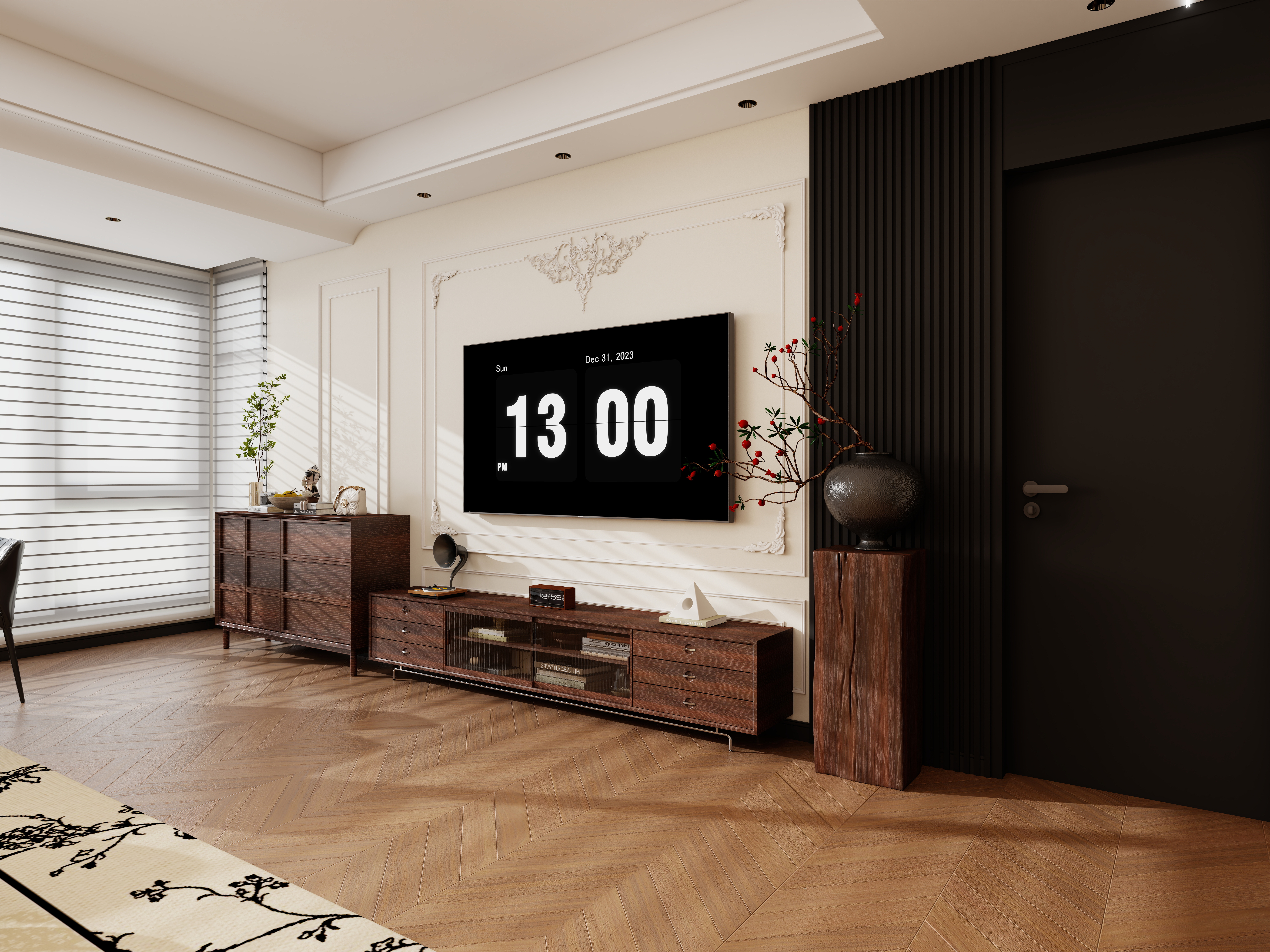 A-昭阳-143m²中古风 -装修设计方案