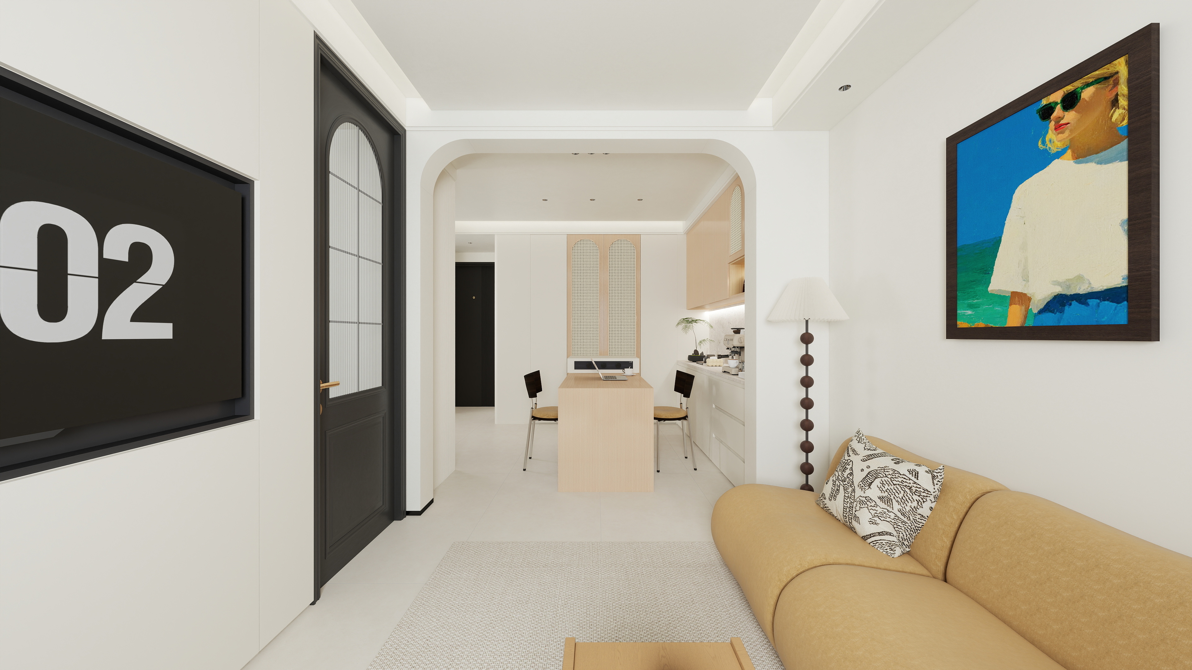 沈阳设计师麦粒-丁香水岸装修效果图