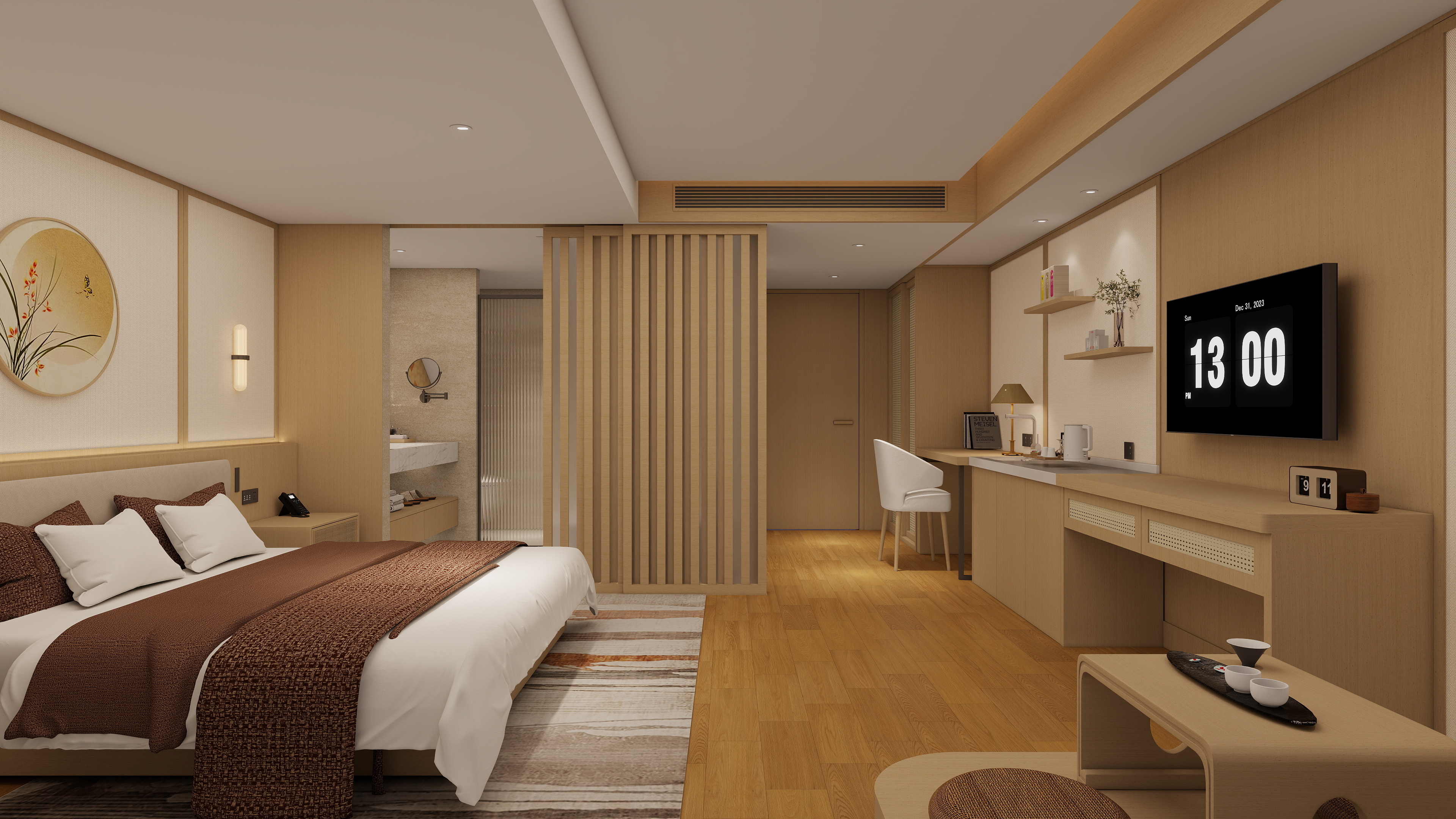 设计咨询师曹阳-大床房-装修设计方案