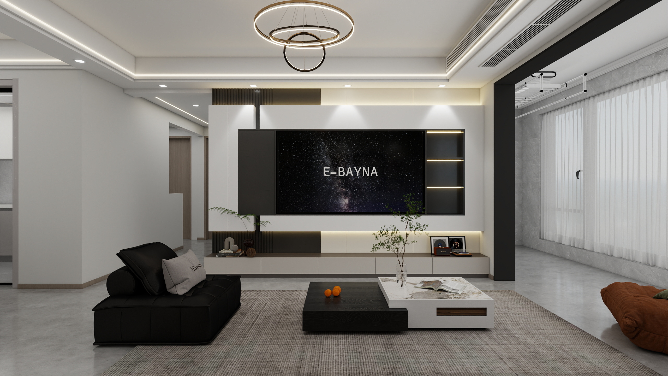 雾漫樱纪-118㎡四室装修效果图