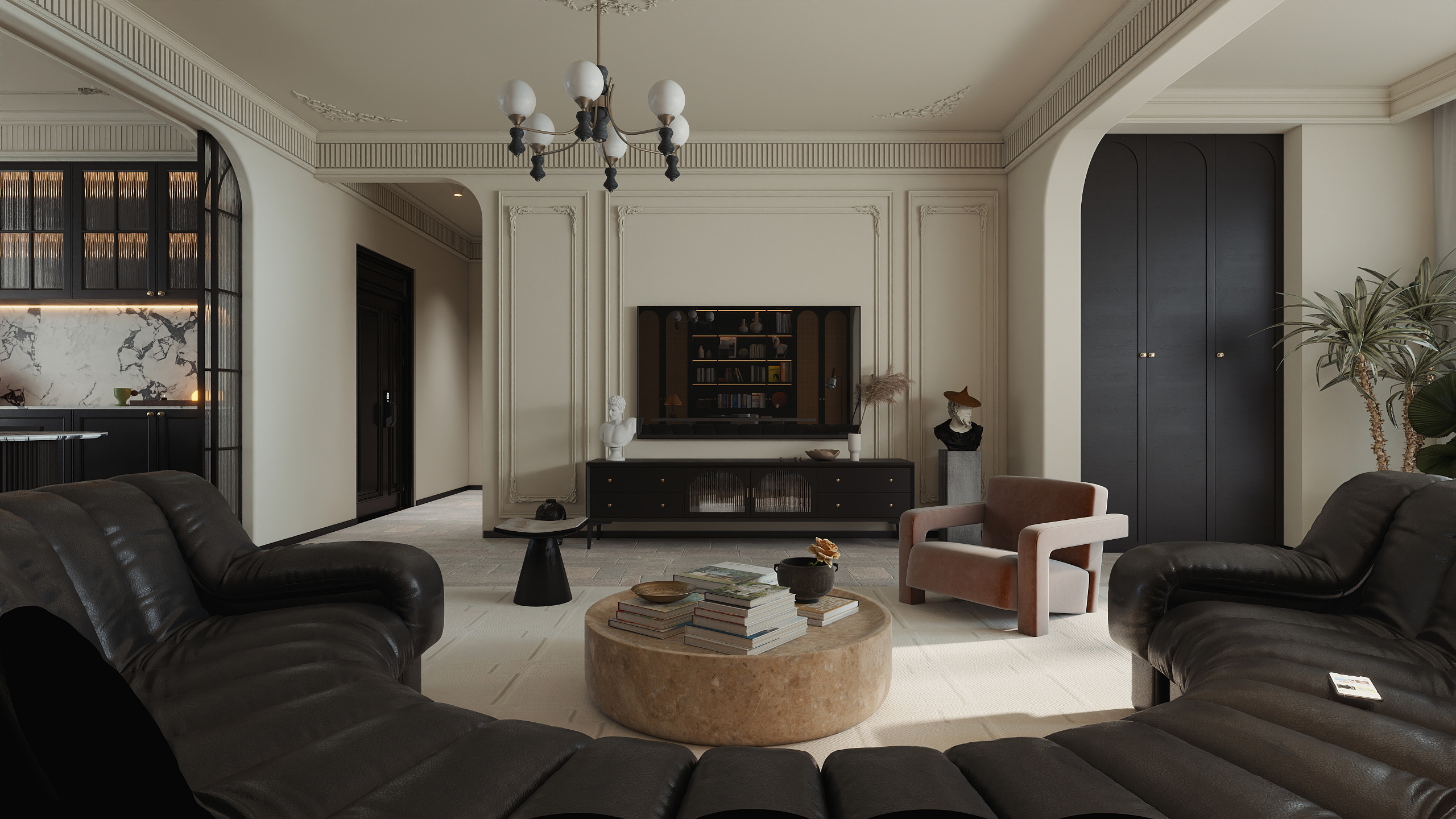 LSA-Design-法式165㎡1室-装修设计方案