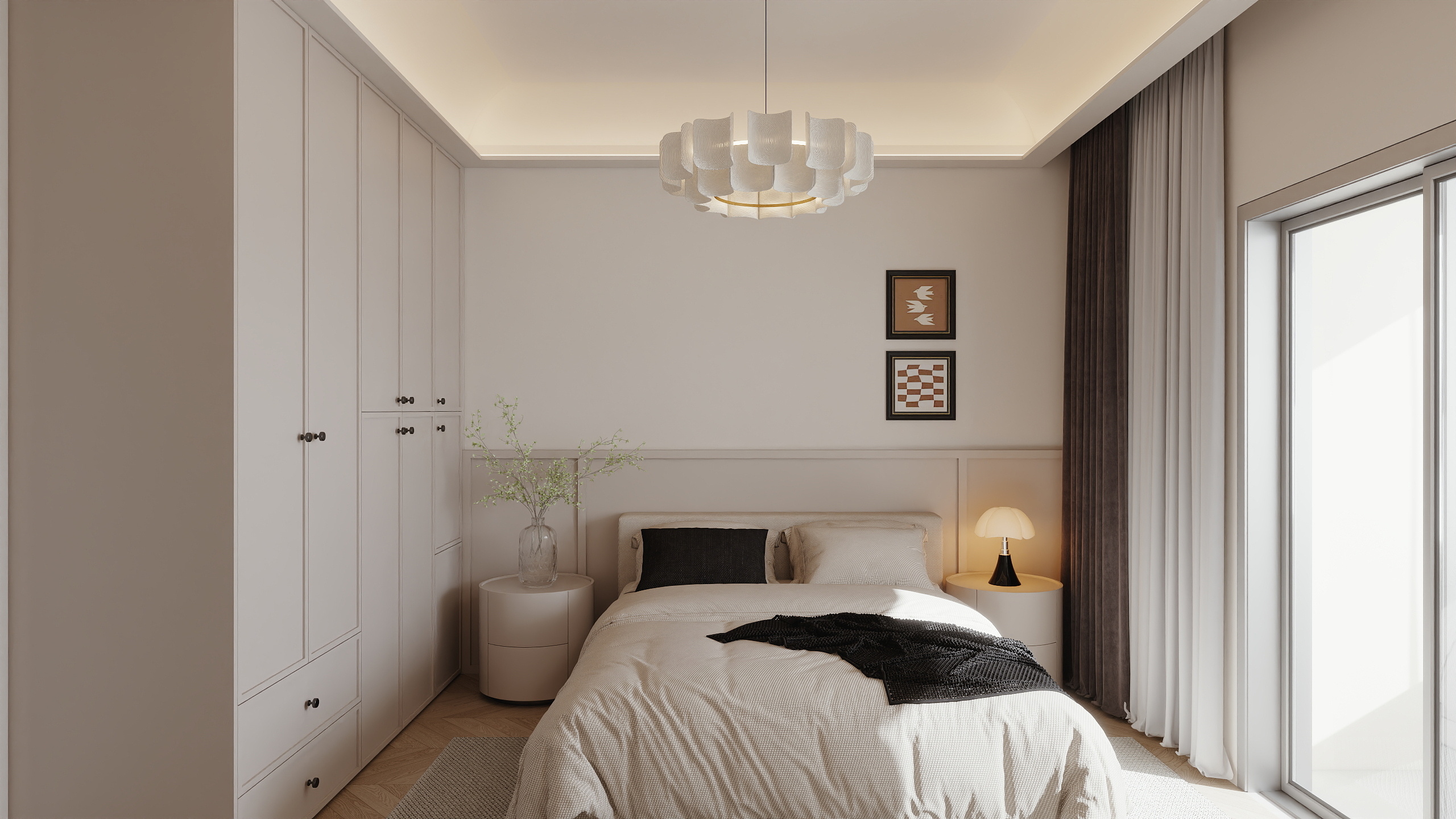 设计周彦君-中德英伦联邦86㎡2室-装修设计方案