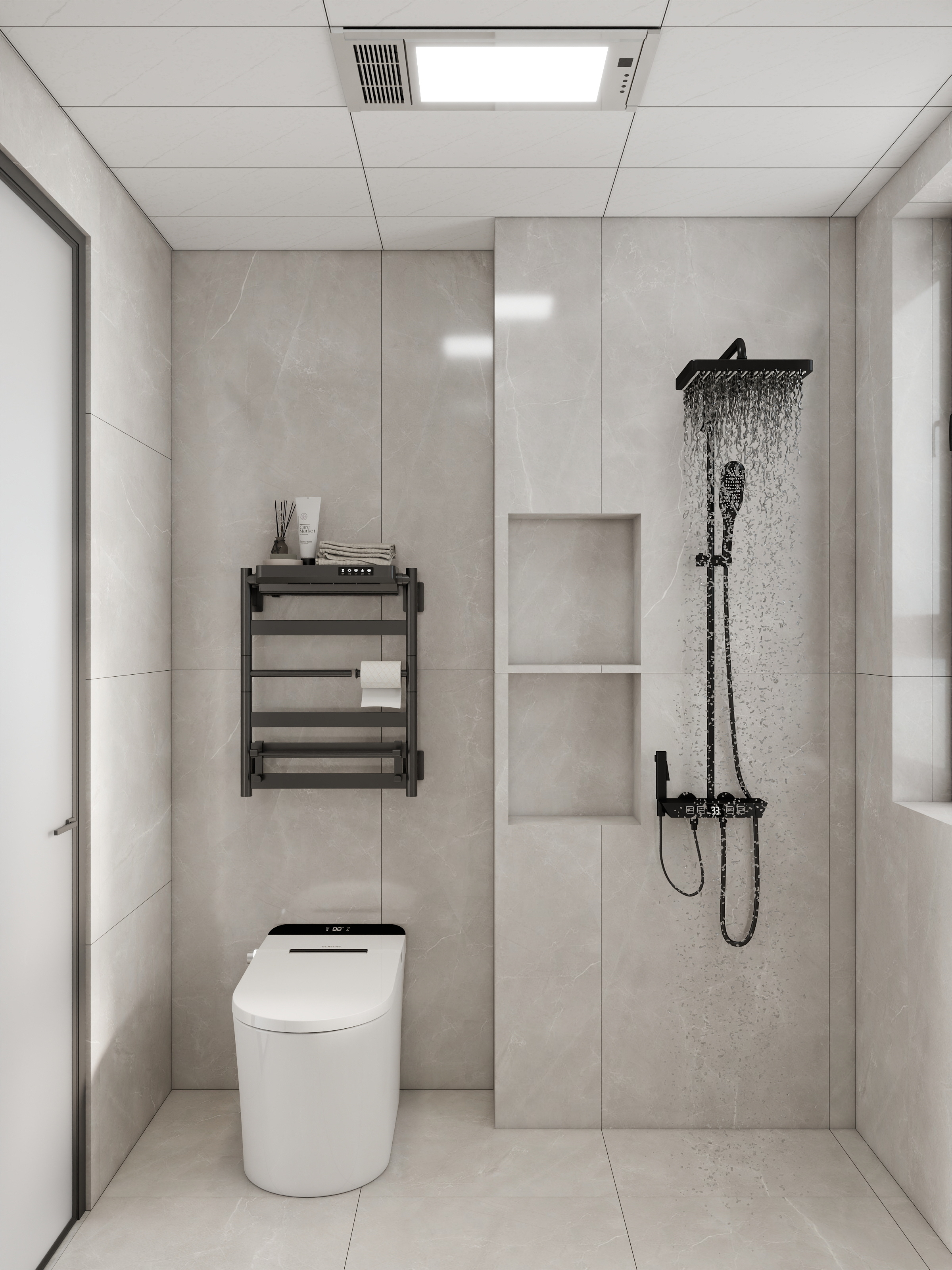 李青越-101平方意式轻奢三居室装修效果图