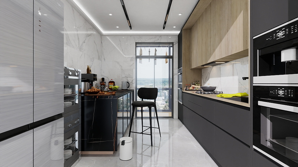 建筑设计陈先生-练习-厨房（7）-装修设计方案