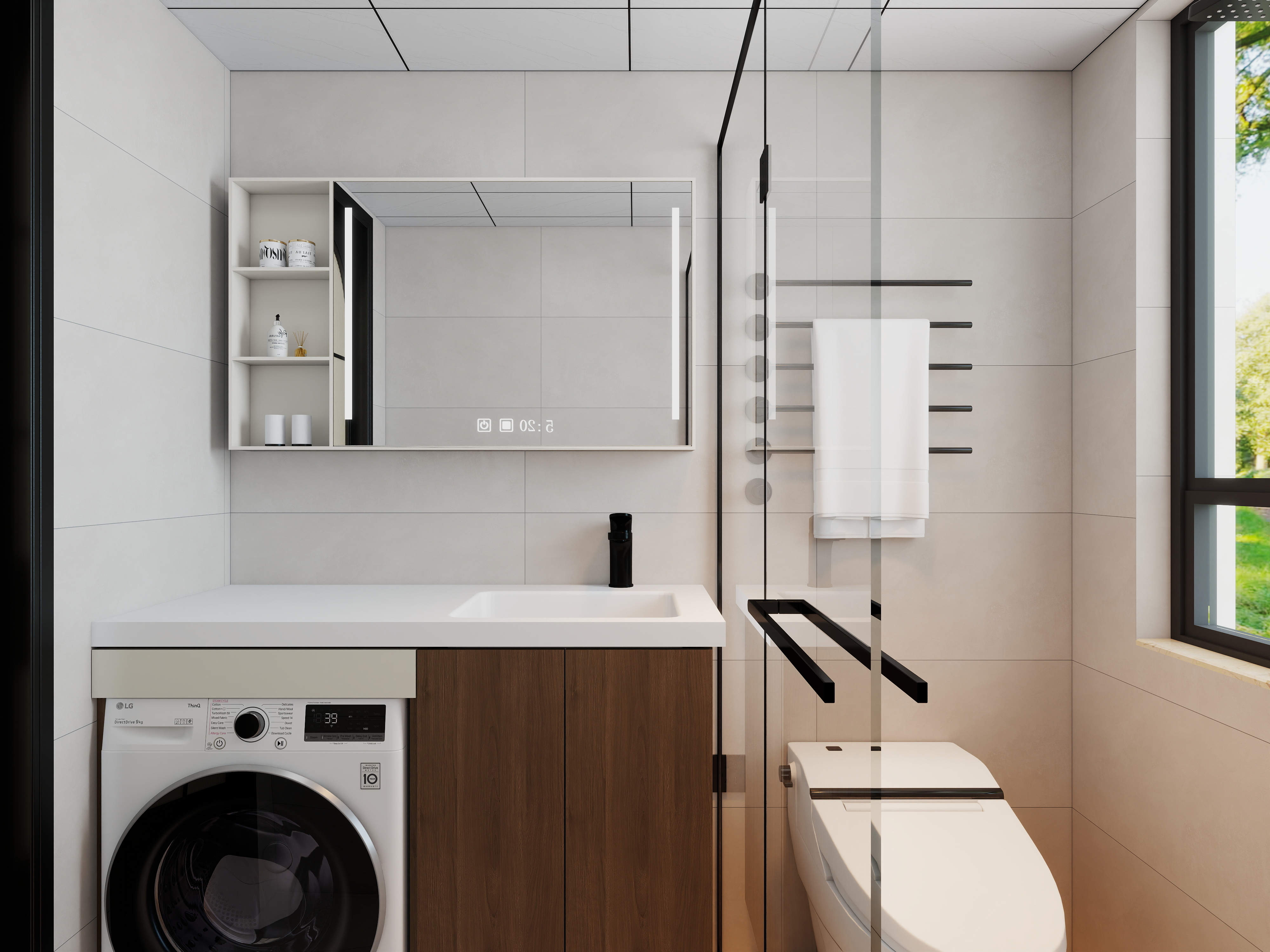 艺雅丽-104平奶油风 装修效果图