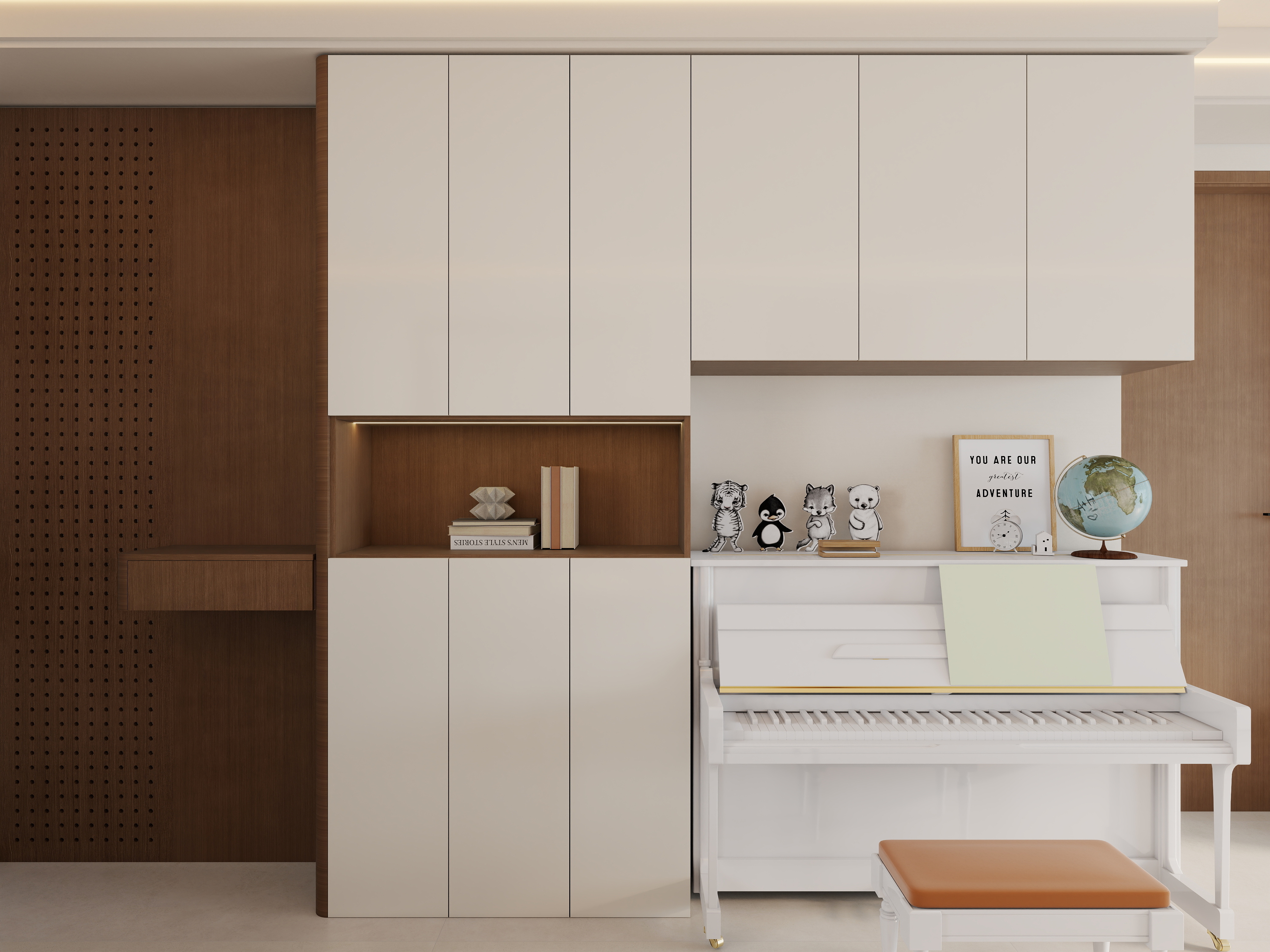 艺雅丽-112平现代简约装修效果图