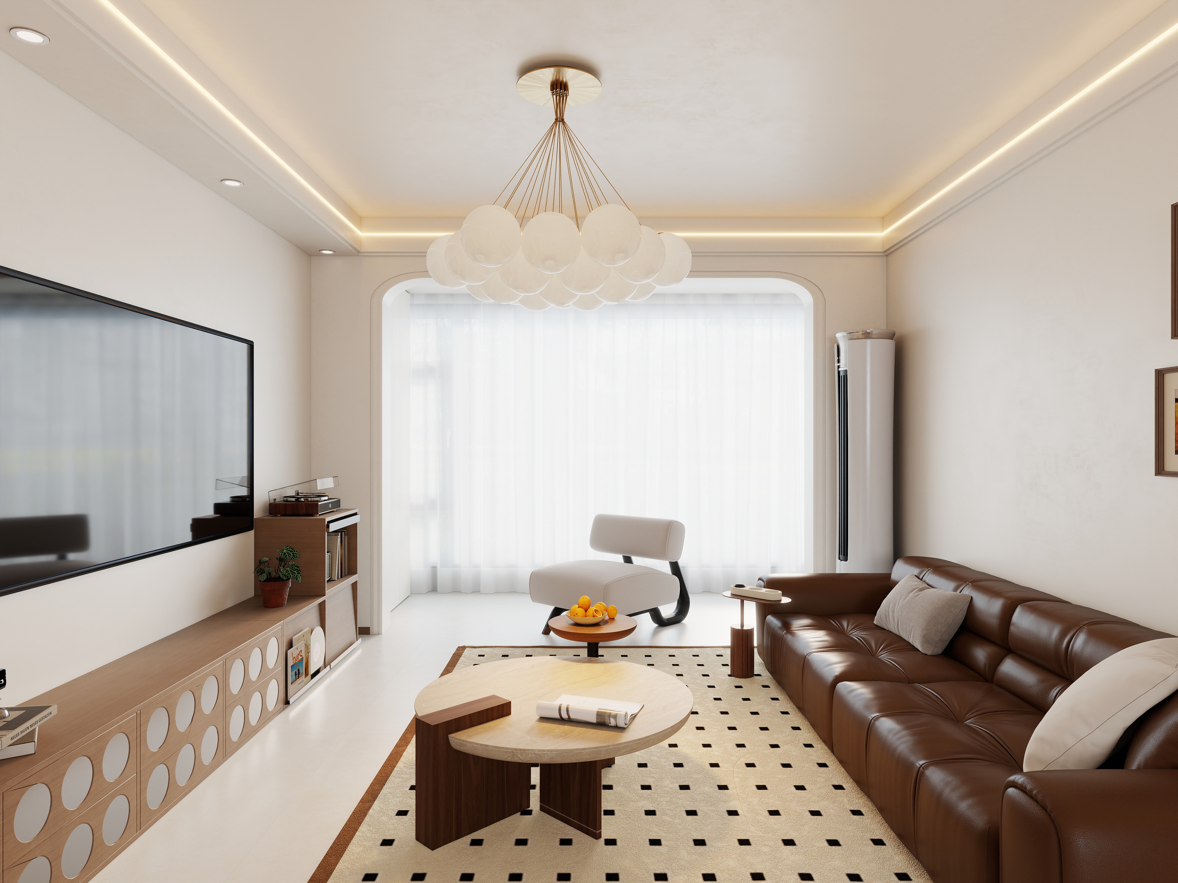 艺雅丽-112平现代简约装修效果图