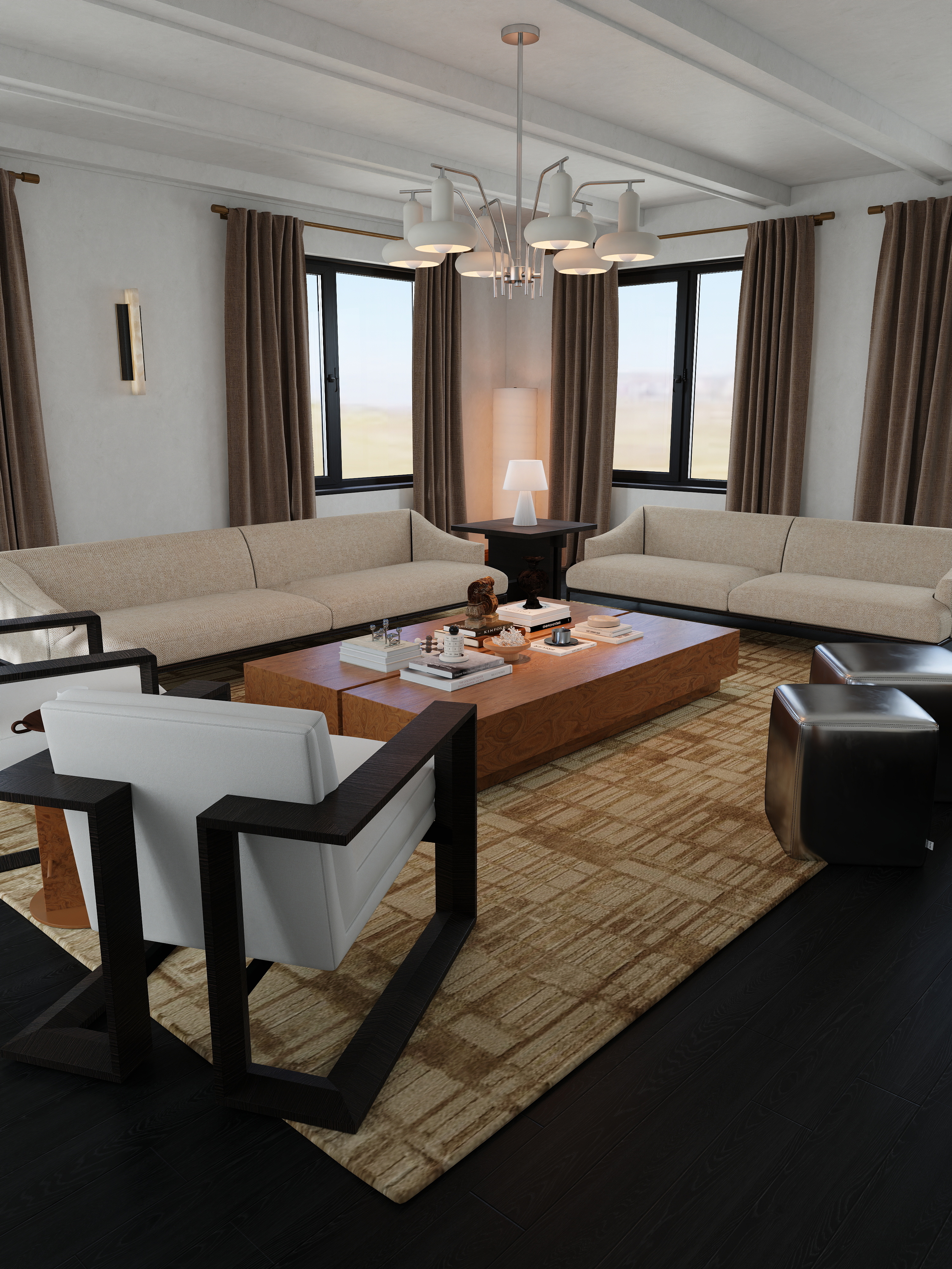 王峰-58  中古风 -装修设计方案