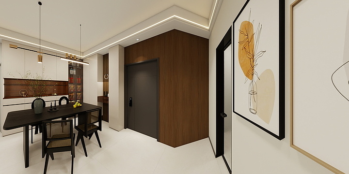 宜居设计装饰全景设计-同谷里小区-装修设计方案