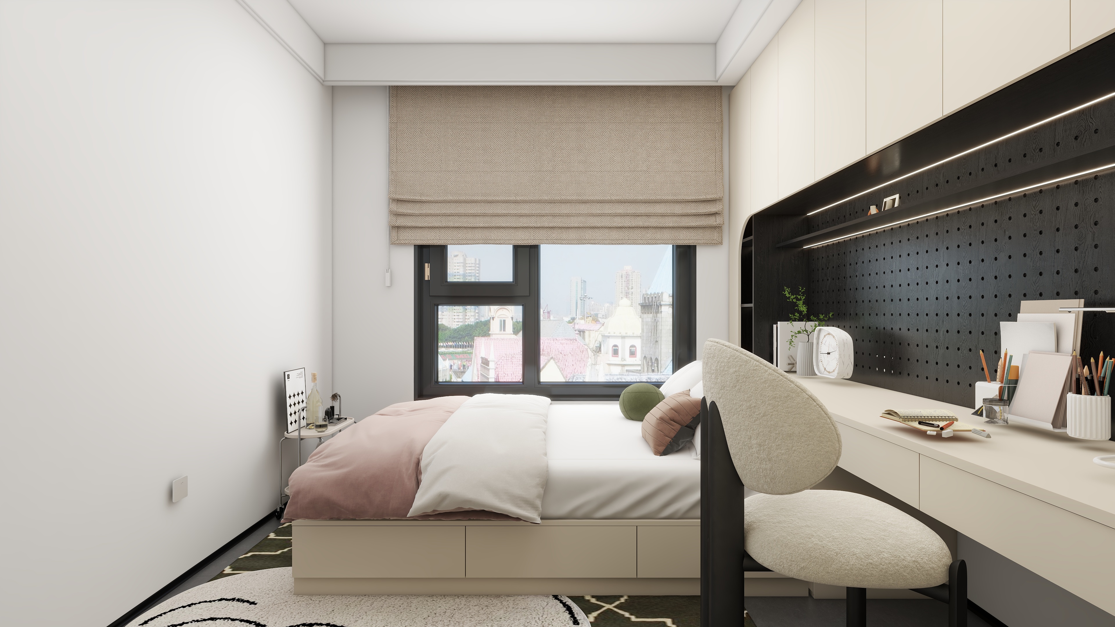 设计师言色-164平米四居室 现代意式风格-装修设计方案