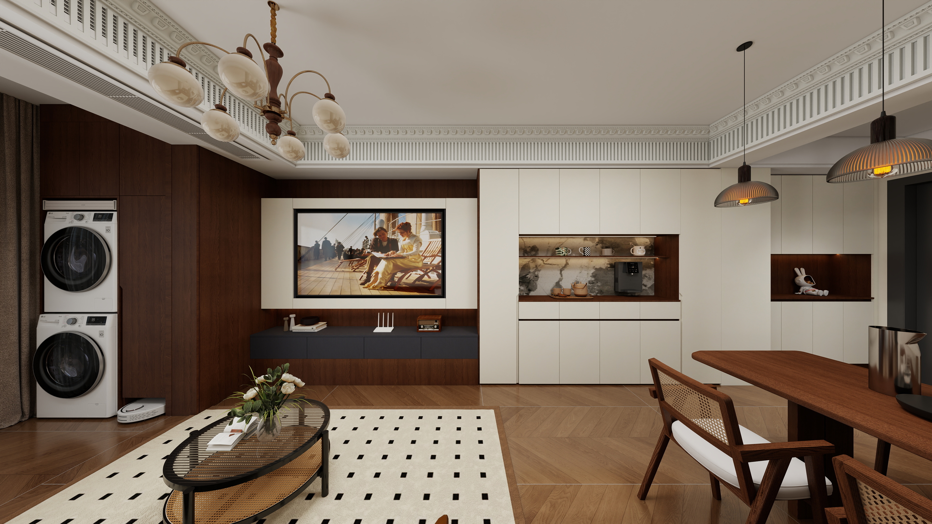 广州全屋定制设计师朱兴-保利珑玥公馆72㎡-装修设计方案