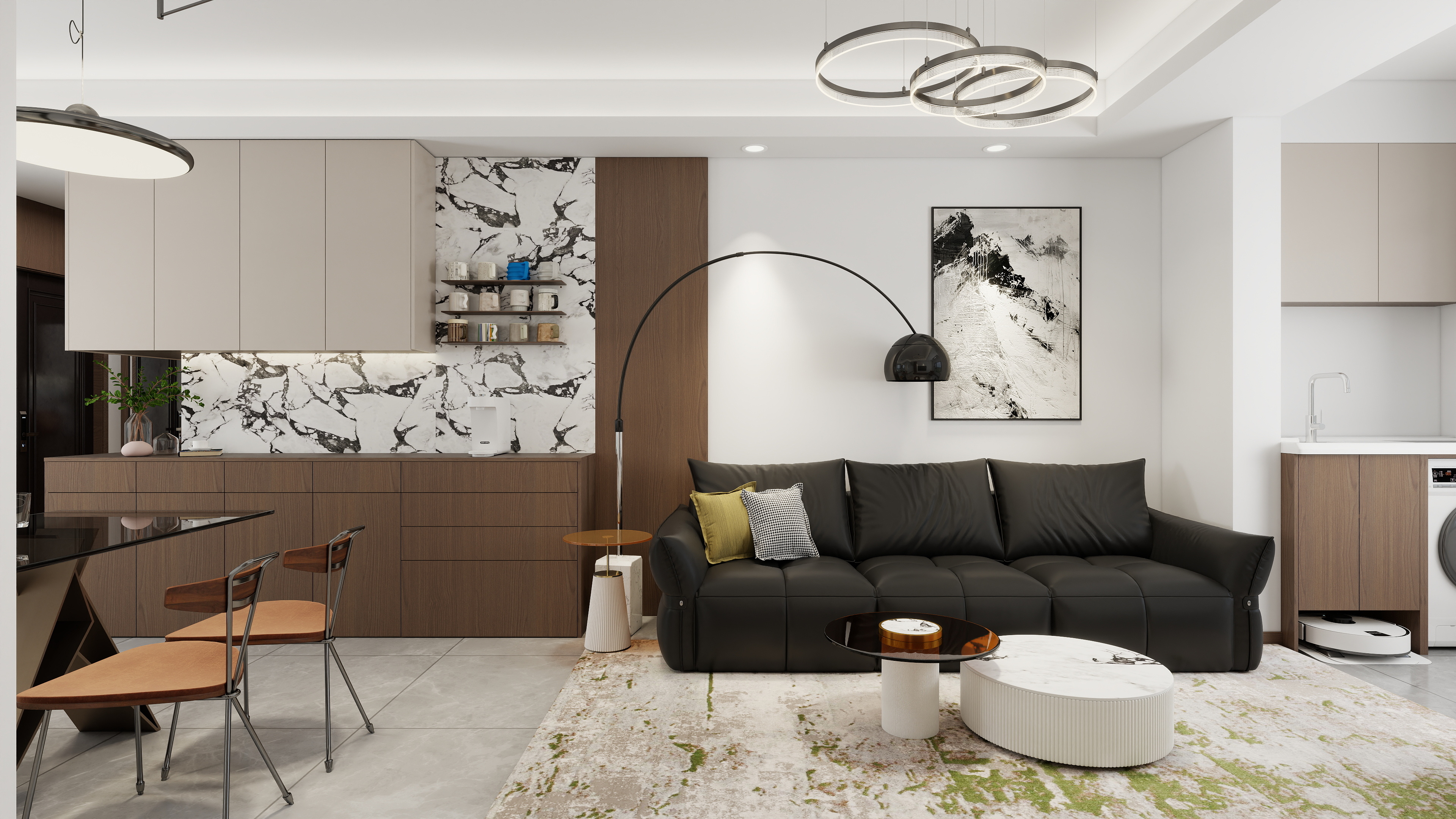 设计师言色-86平米 3居室现代风格 艾格厂家下单-装修设计方案