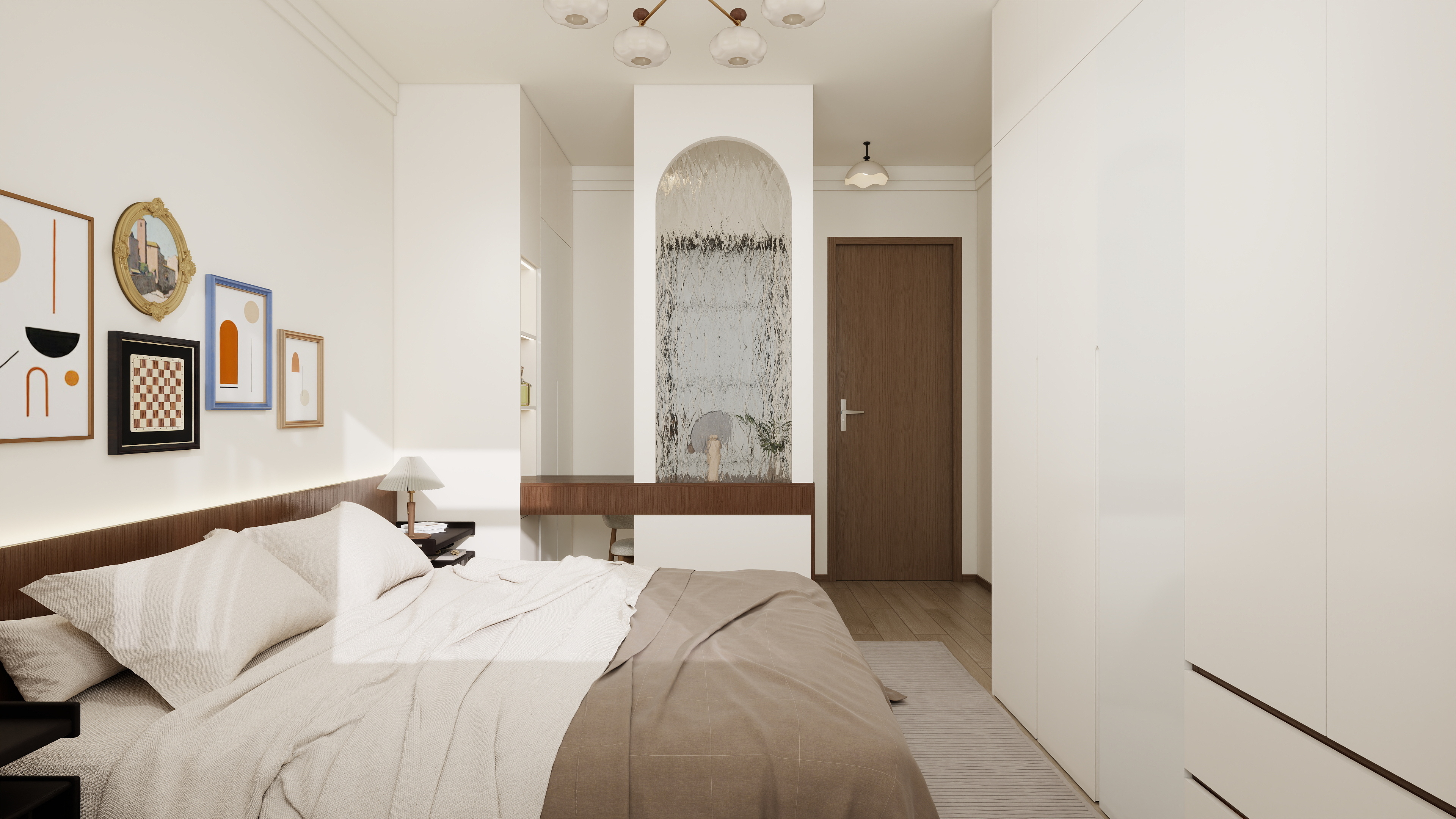 设计师言色-保利锦上 省钱！精装房3居室改中古风-装修设计方案