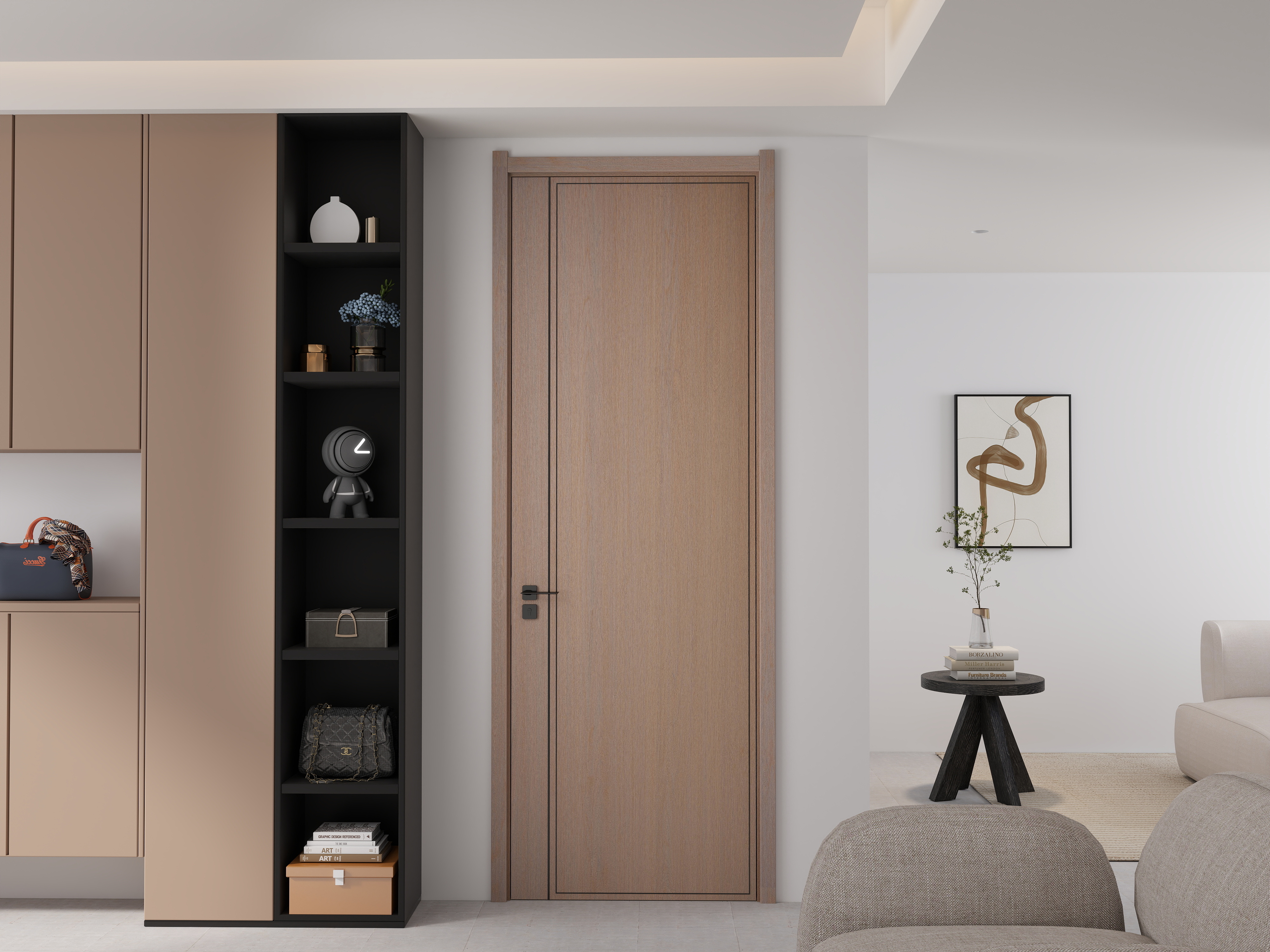 浅墨描心-卧室门展示-装修设计方案