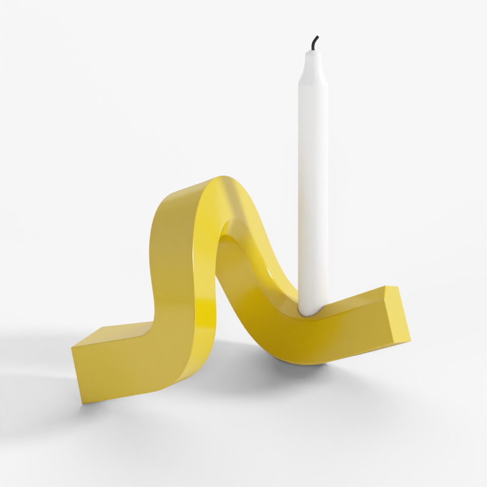 Crooked Candlestick3D模型