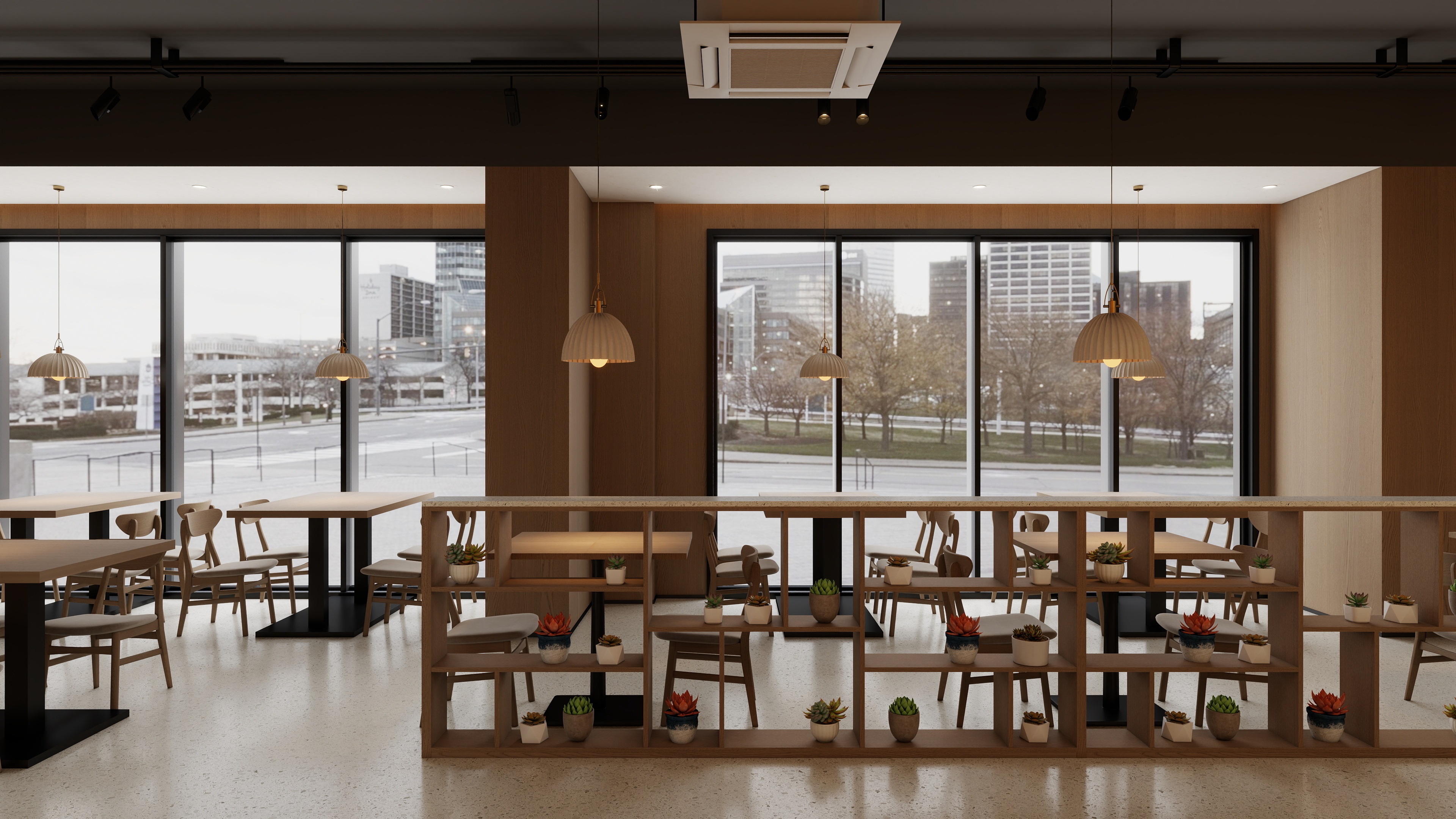 孙有权-『2025-10』294平丨快餐店装修效果图