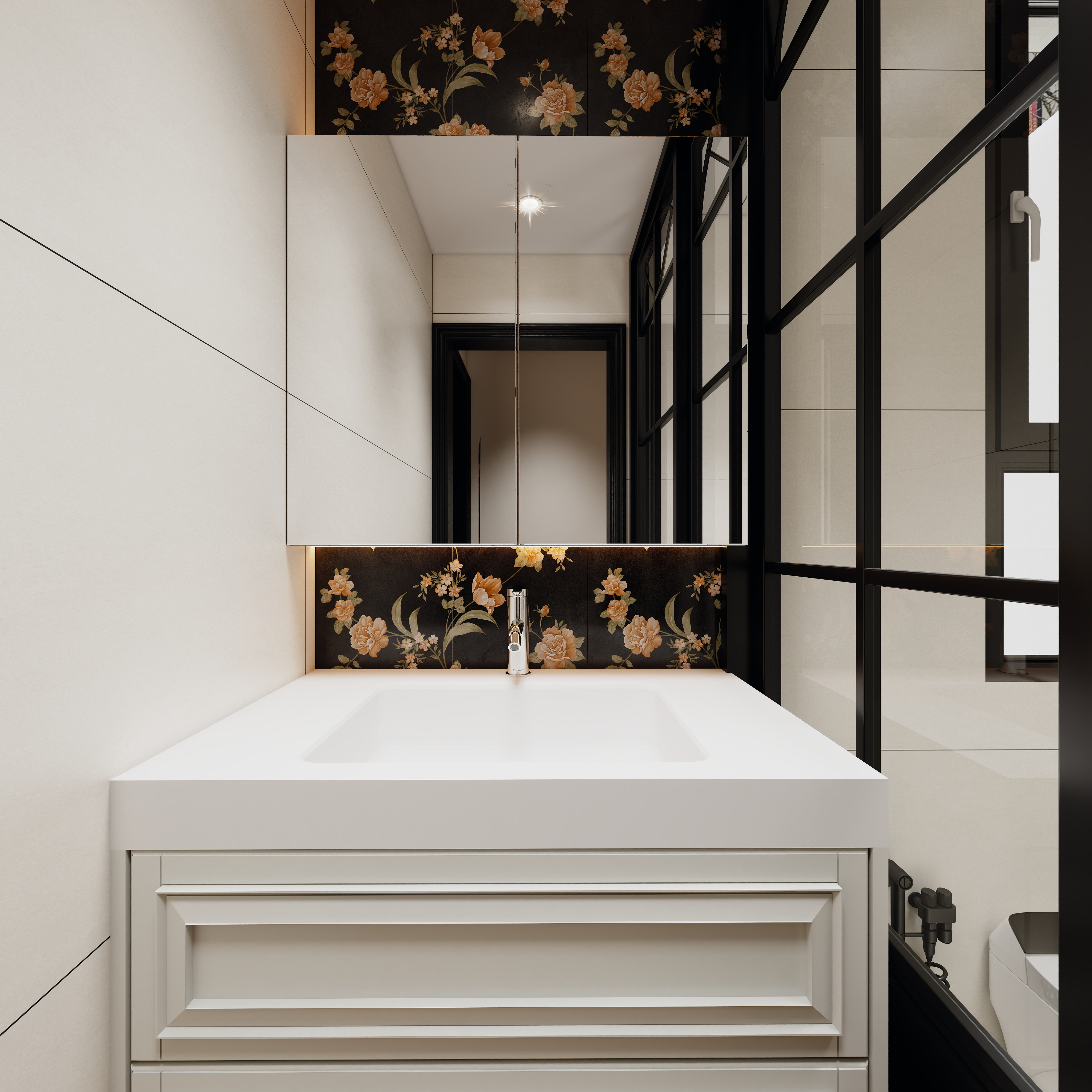 杨振彪.-阳谷县-谷山壹号一层卫生间装修效果图第3张