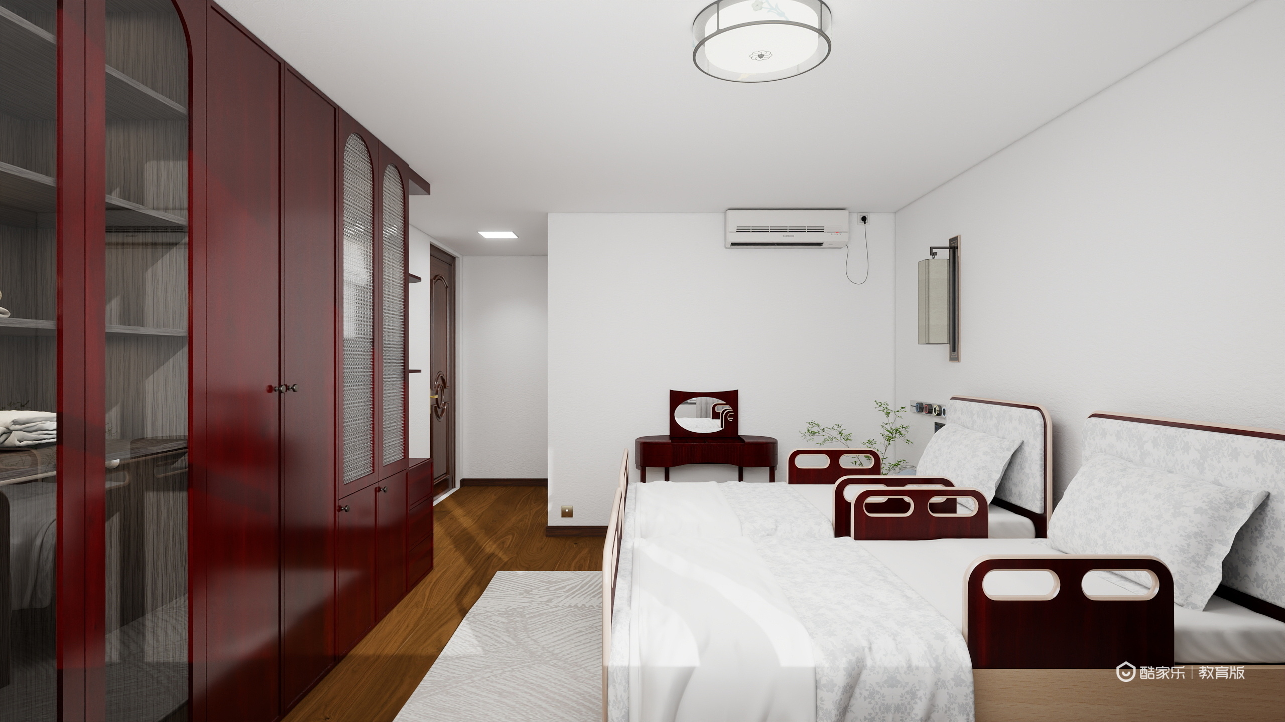 方夏彤-老人房154㎡3室装修效果图