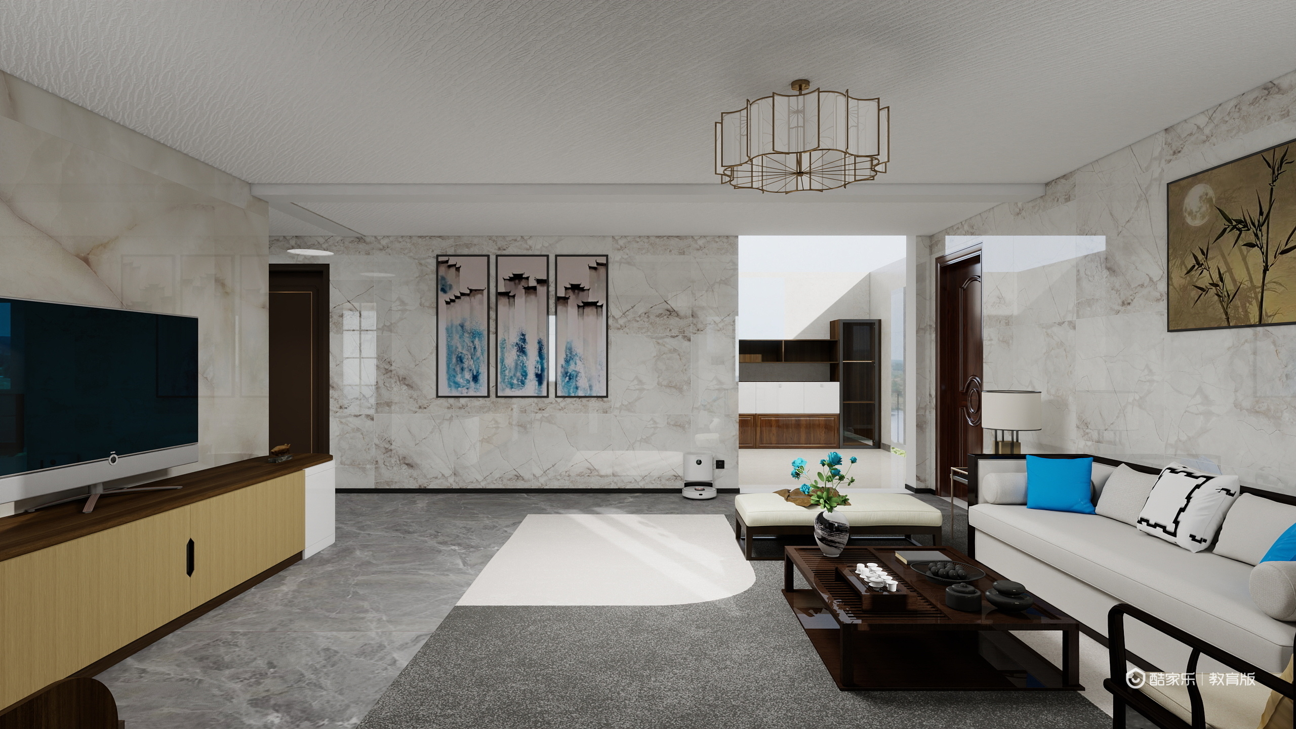 方夏彤-老人房154㎡3室装修效果图