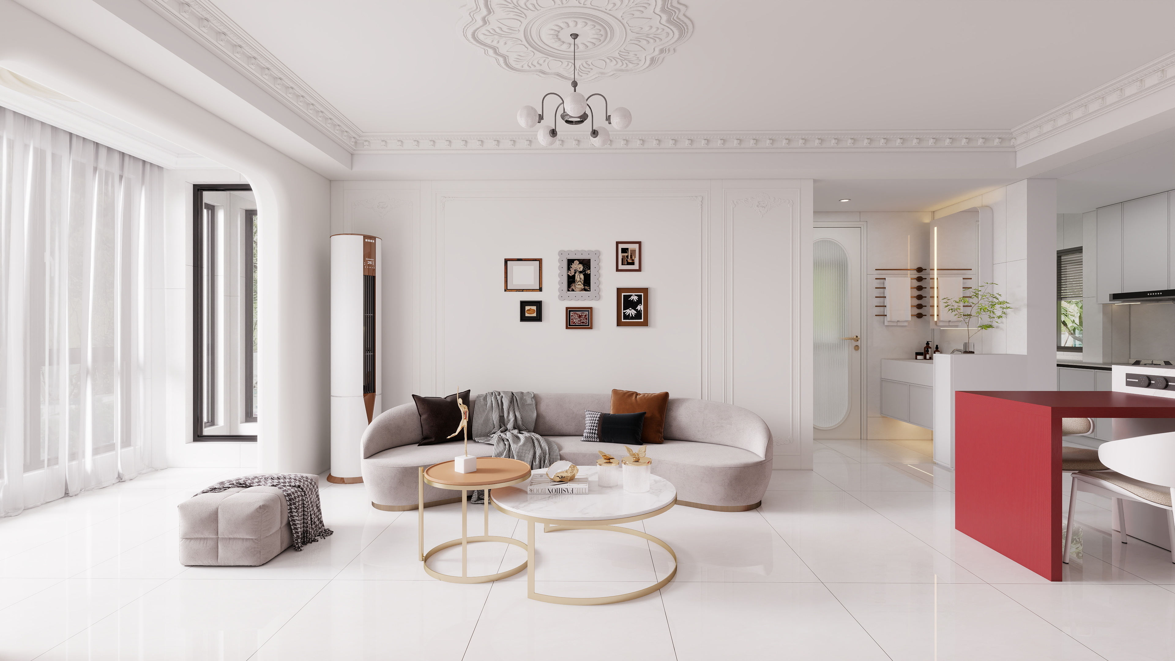 文木一心-82㎡2室装修效果图