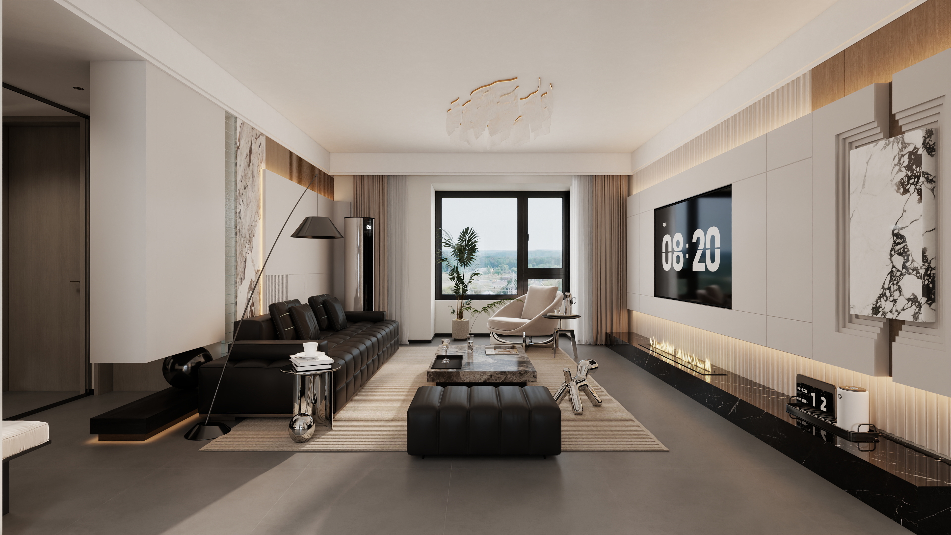 星空设计工作室Design-轻奢154㎡4室-装修设计方案