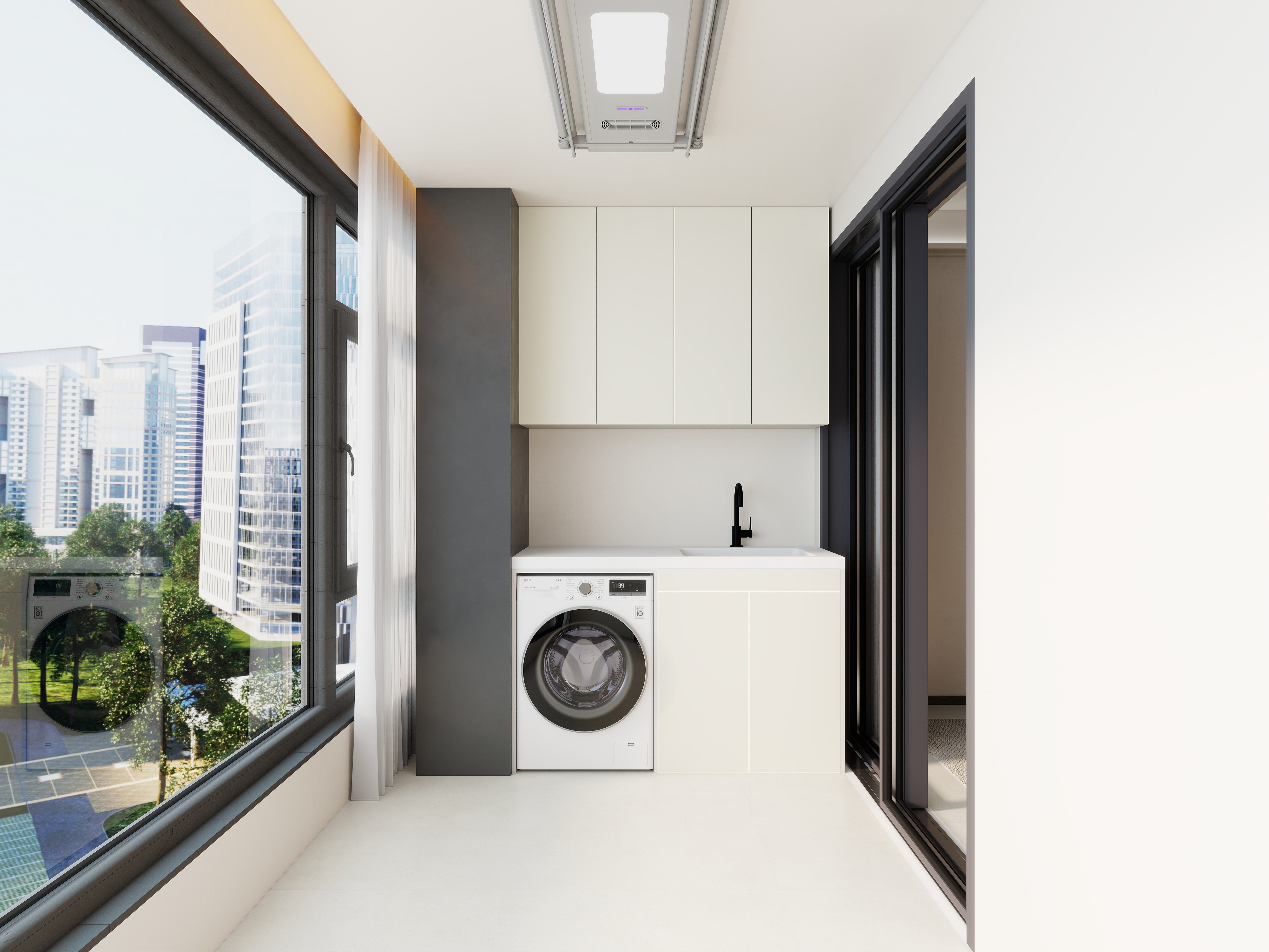 艺雅丽-149平现代简约 装修效果图