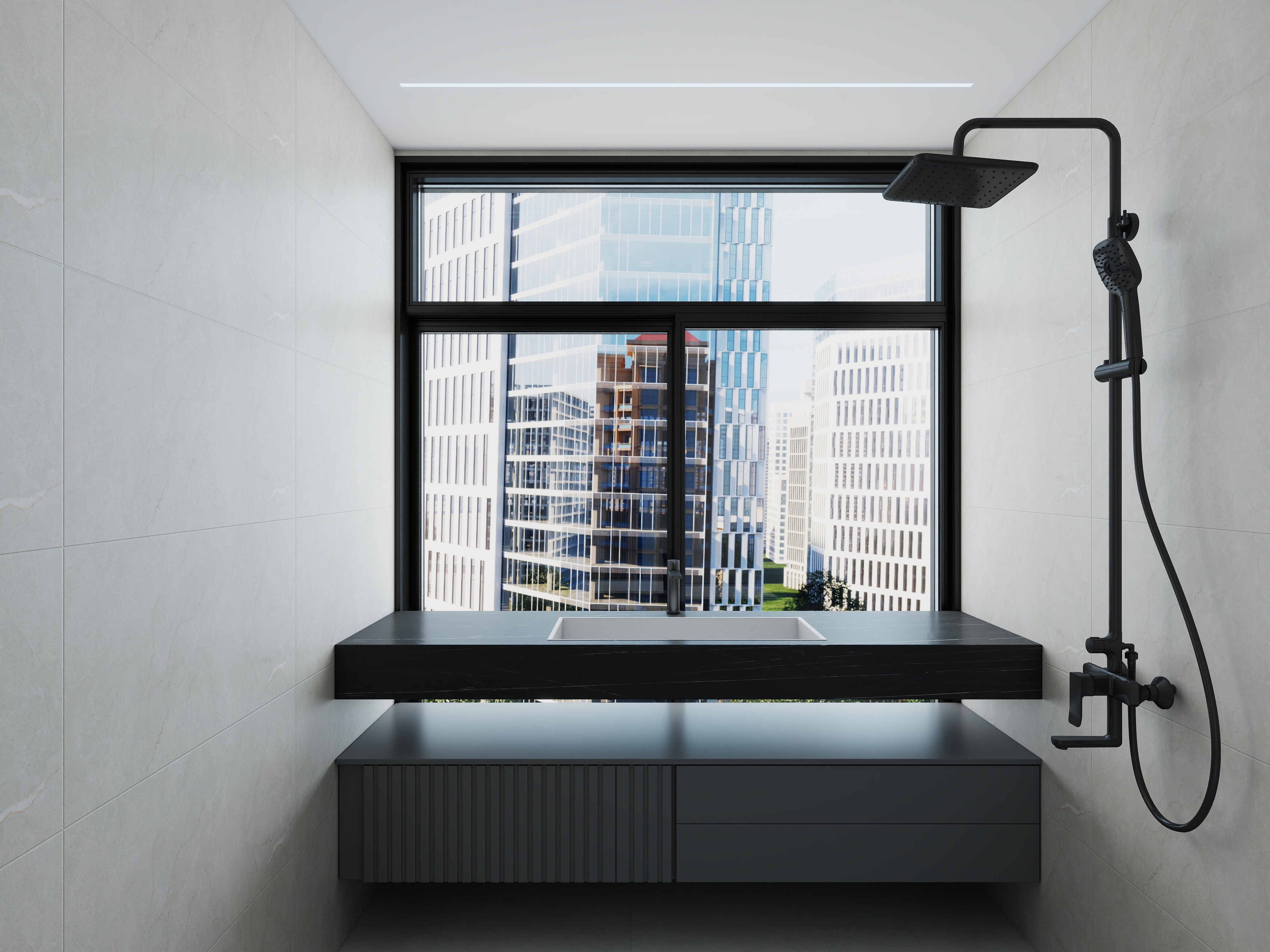 艺雅丽-149平现代简约 装修效果图