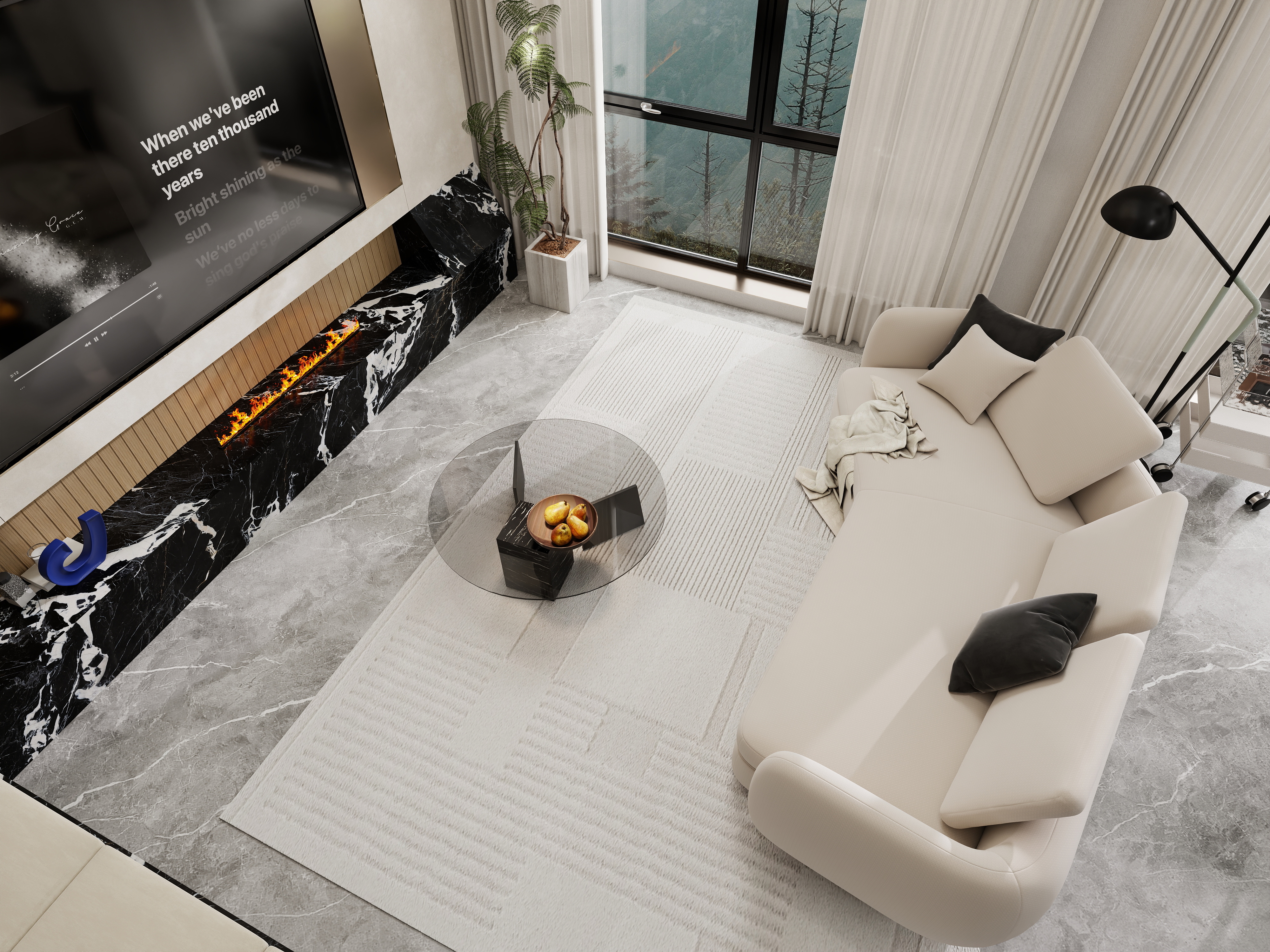 曼物-成OjWn-94㎡3室装修效果图