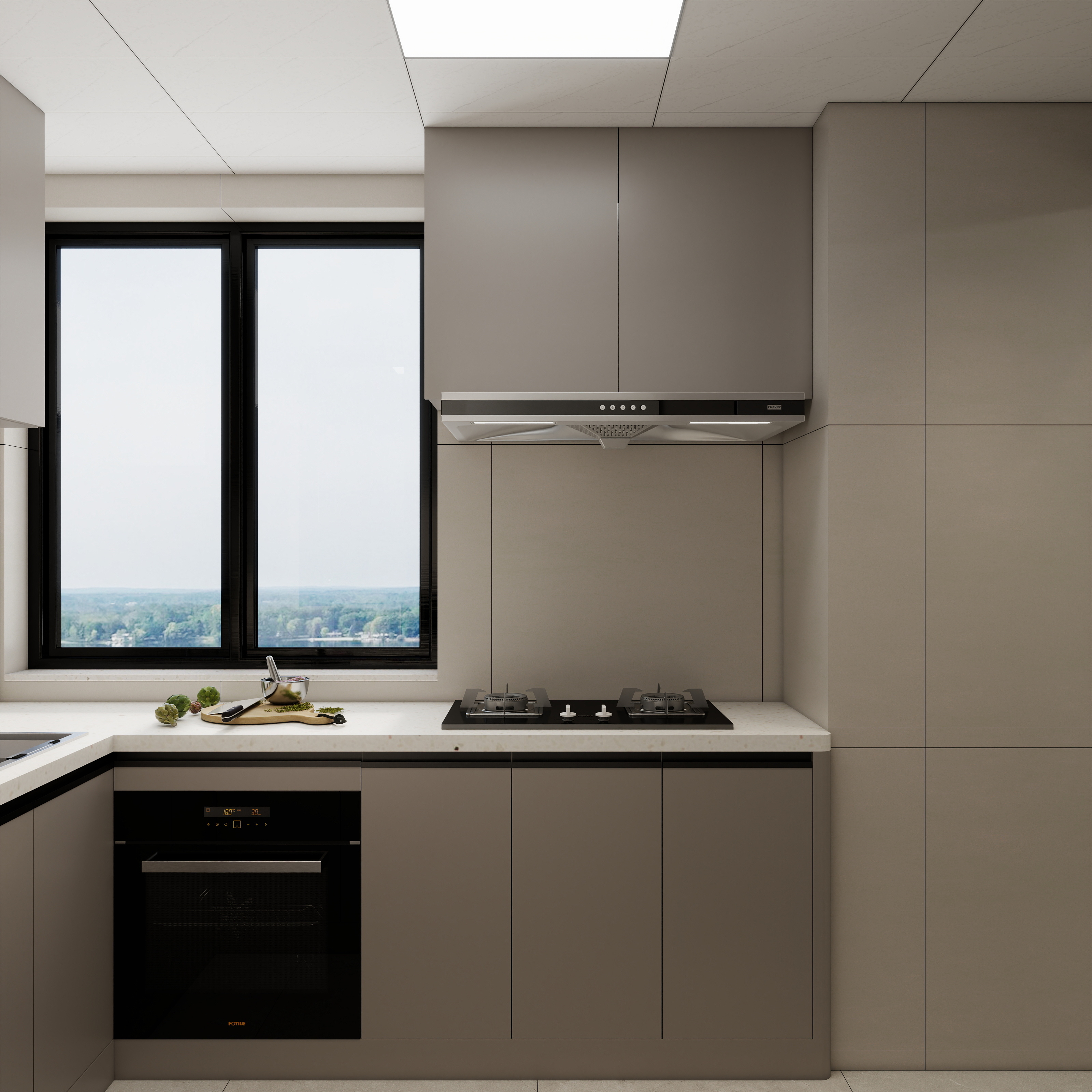 李青越-104平方现代简约四居室装修效果图