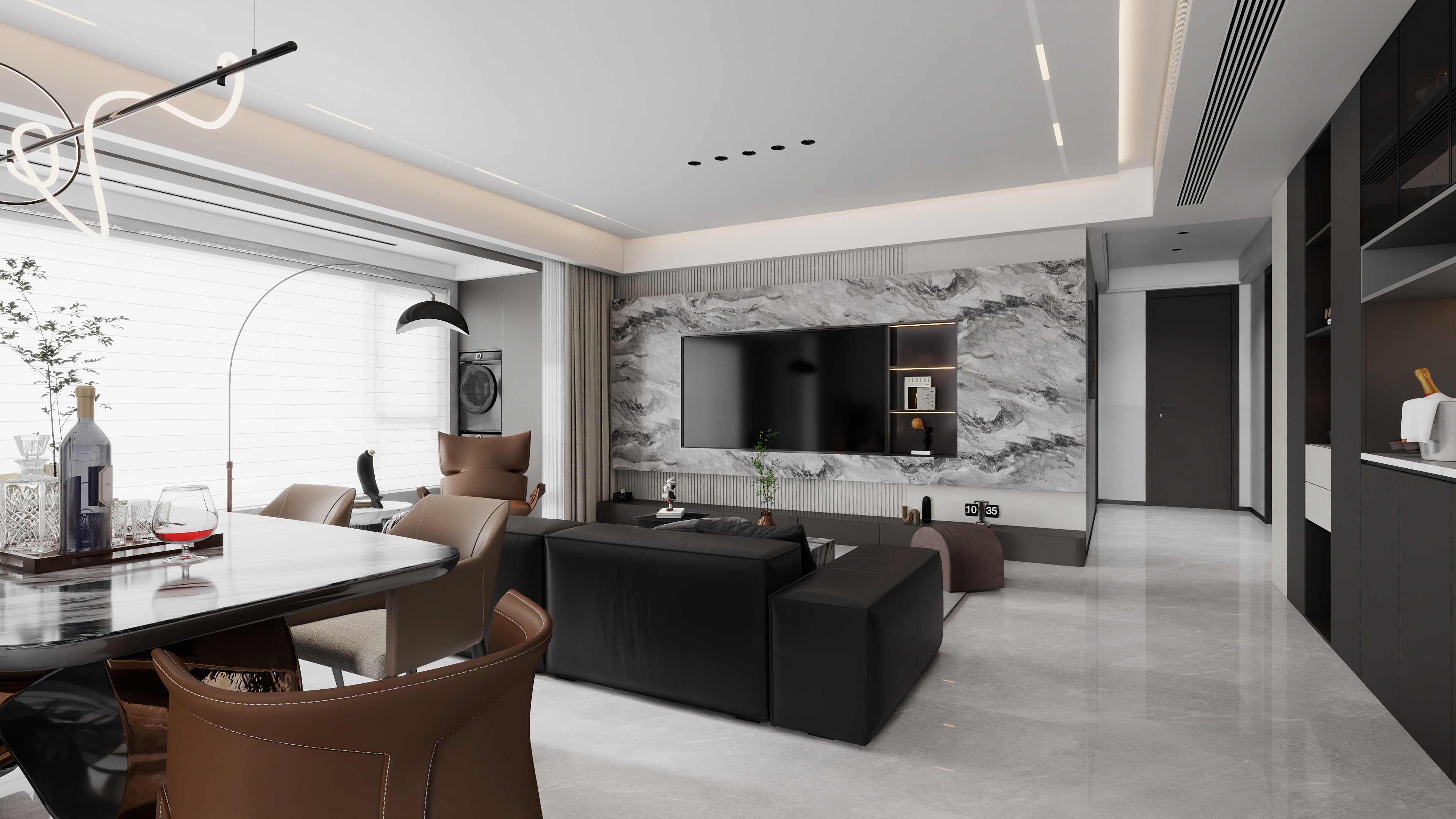 星空设计500一套-轻奢174㎡装修效果图