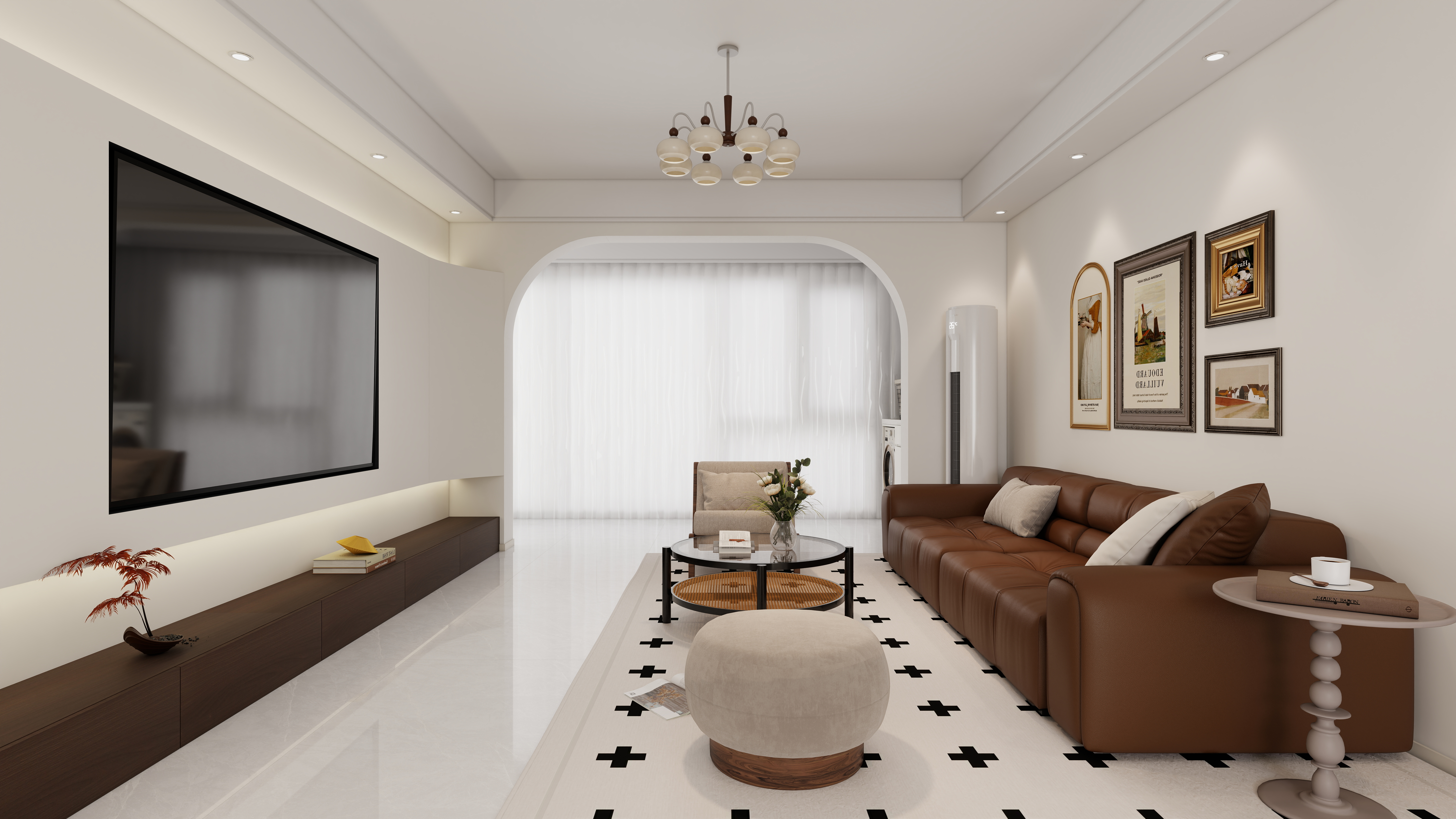 1BZnwZuF-118㎡3室装修效果图