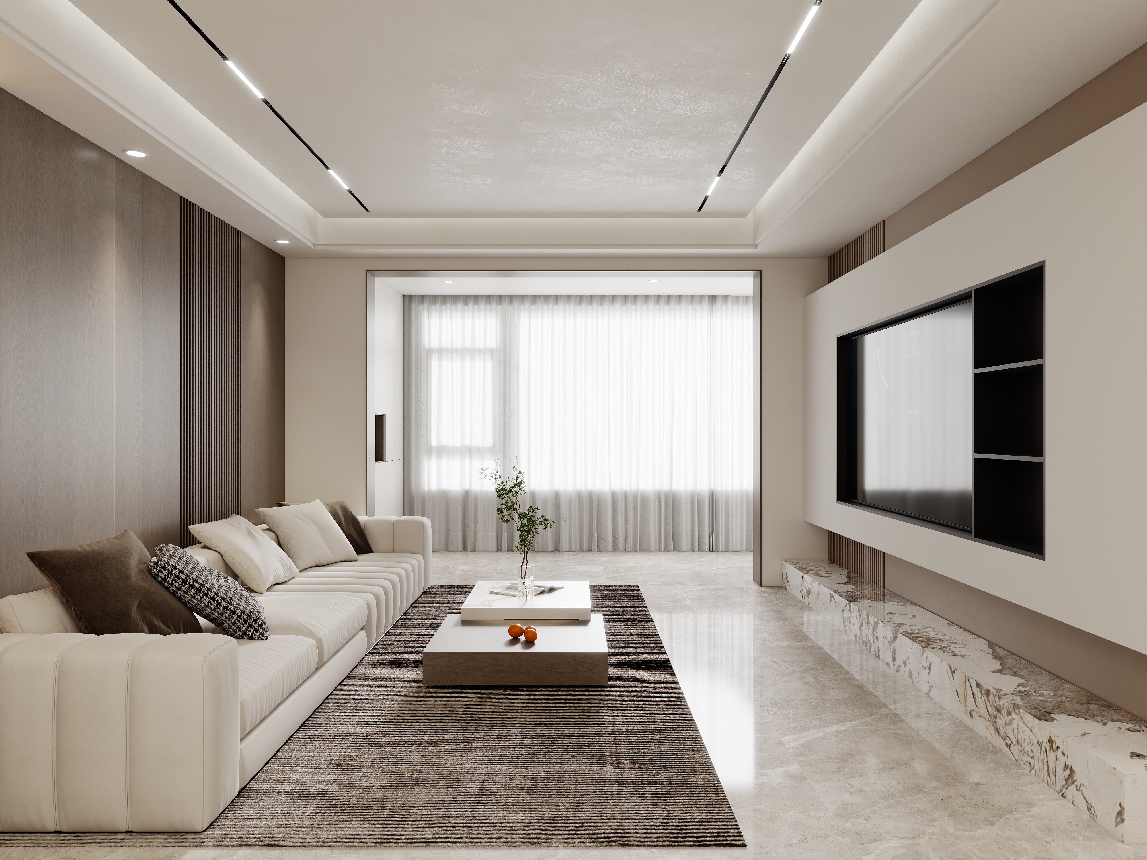 壹诺设计工作室-现代意式 装修效果图