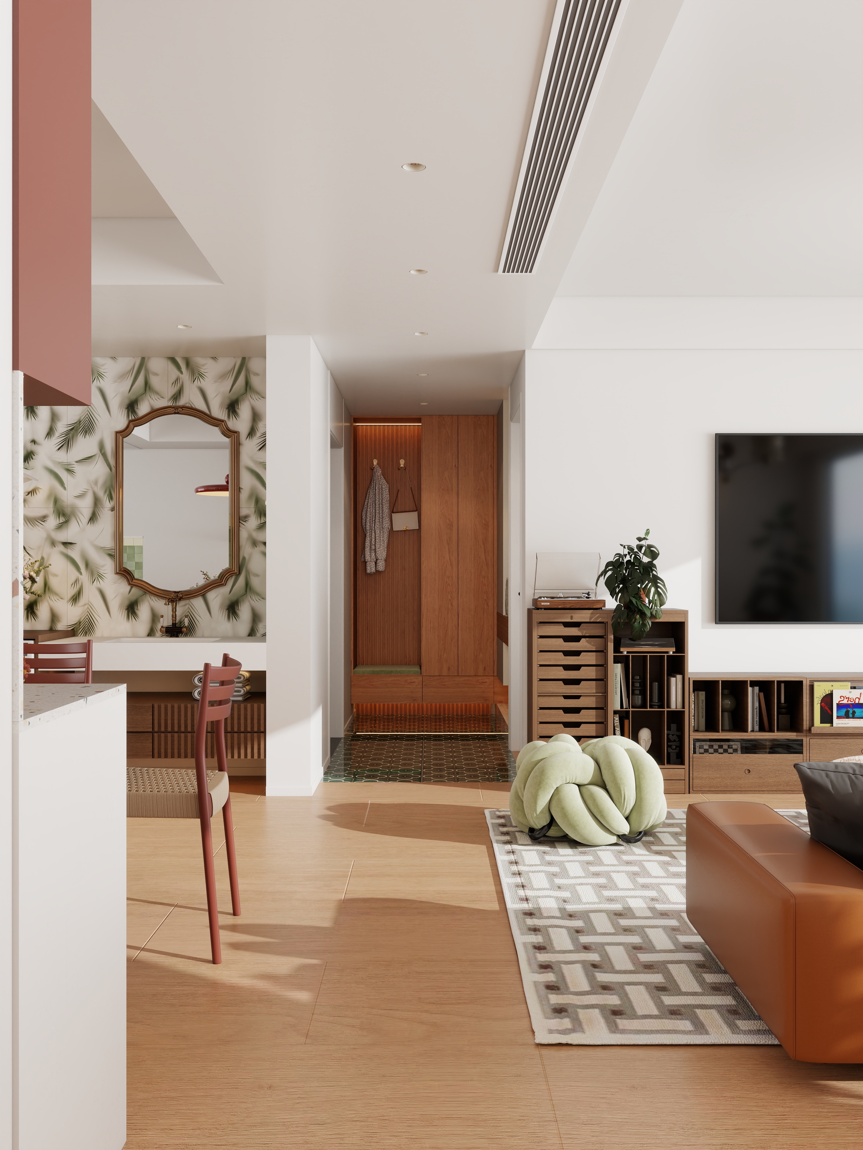 略略略tKCf-小区房105㎡3室装修效果图