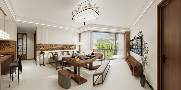 博雅装饰刘凤-87㎡2室-装修设计方案