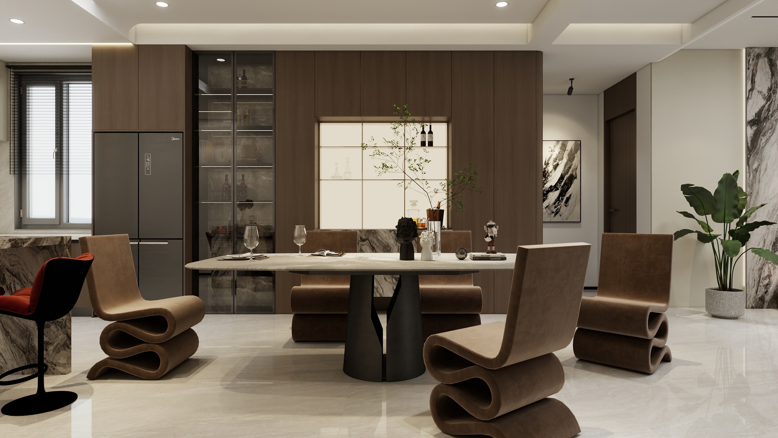 米米出品-熙樾新城160㎡酒店风-装修设计方案