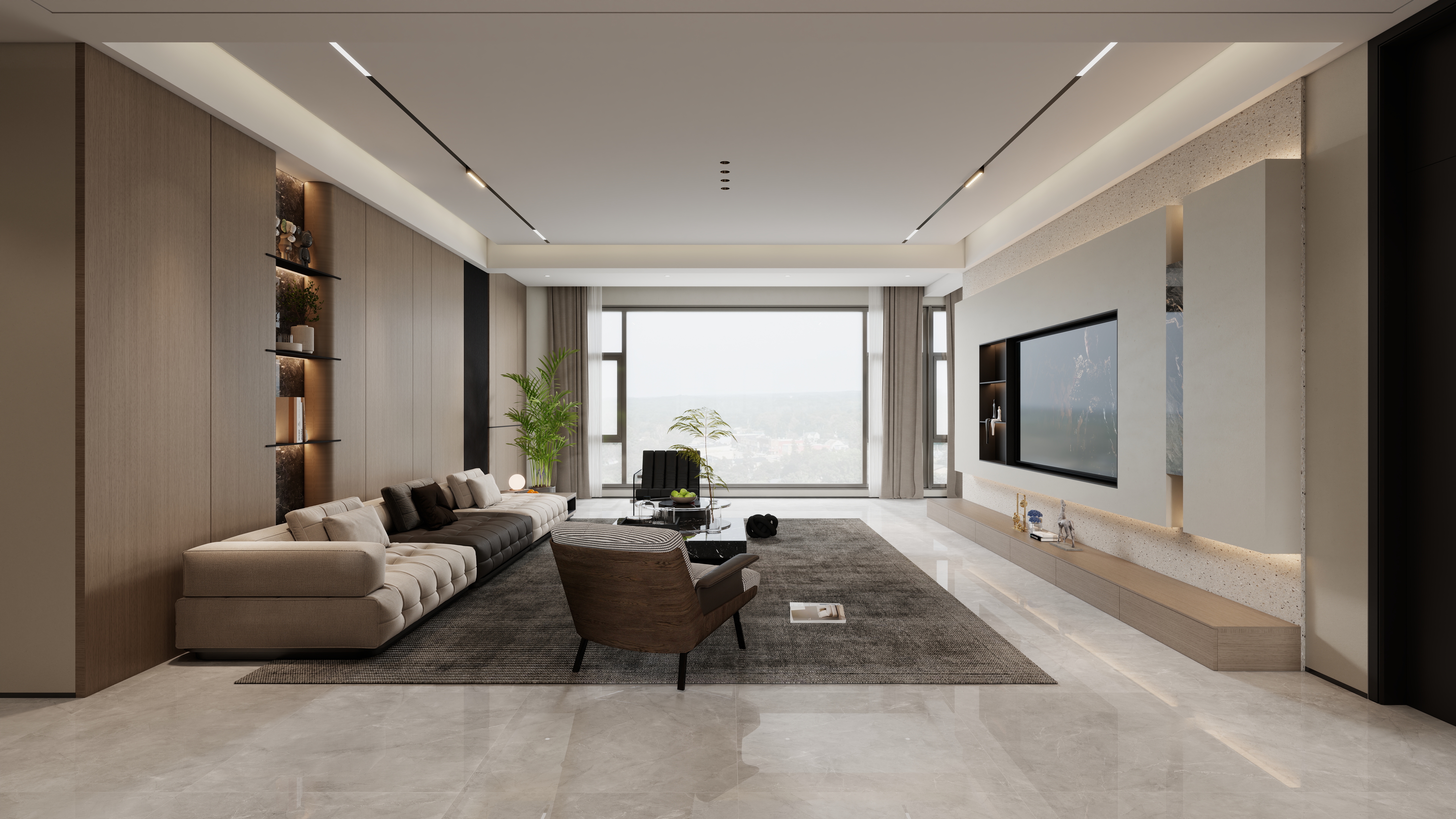 星空设计工作室500一套-意式144㎡3室 -装修设计方案