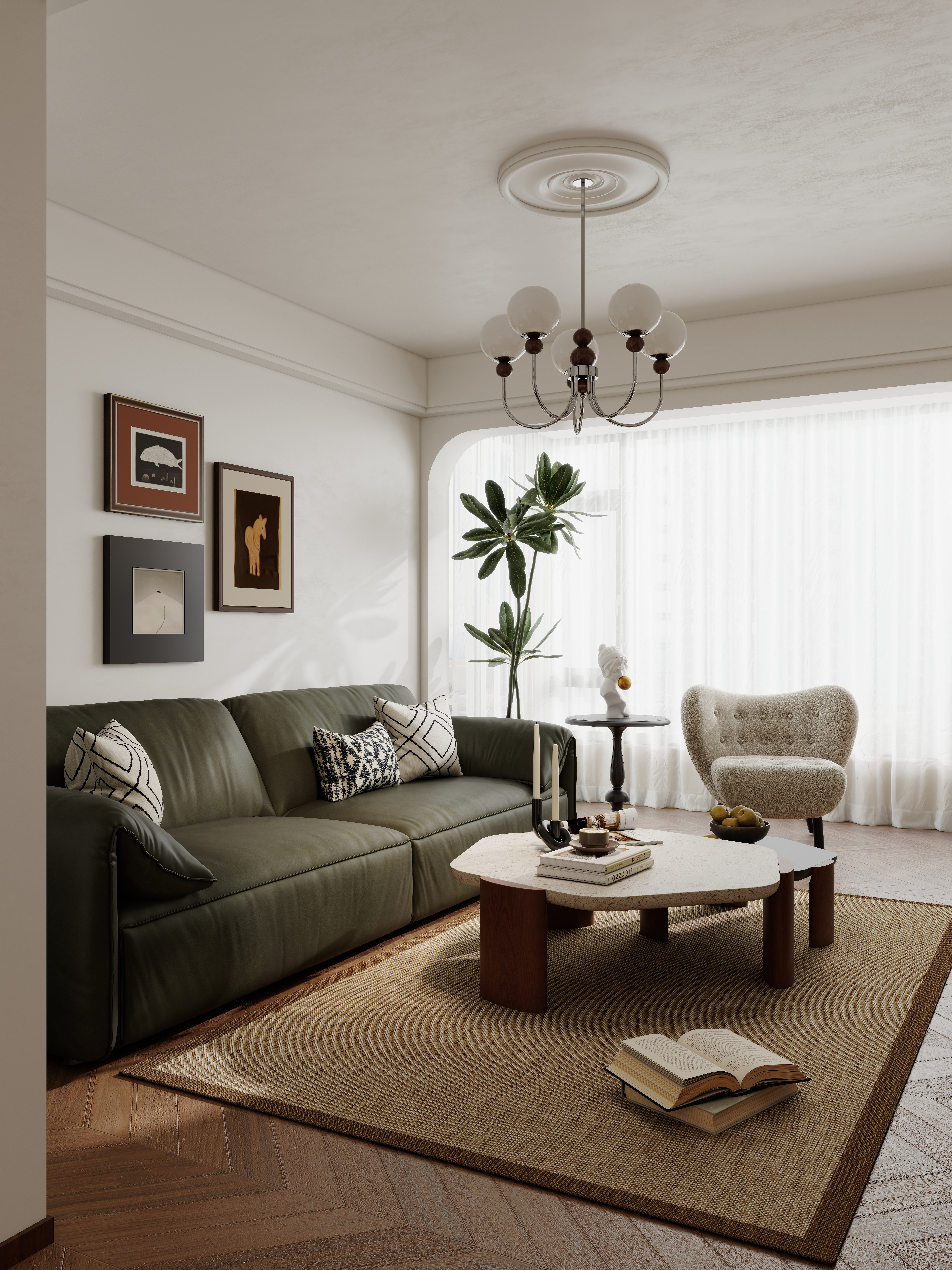 Tian11-寇店  90平方-中古-装修设计方案