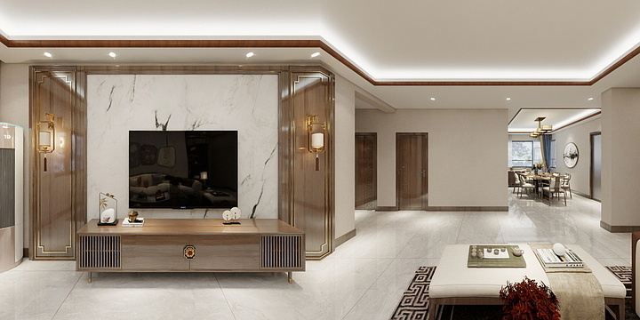 一观涛设计工坊一-禾木花苑-装修设计方案